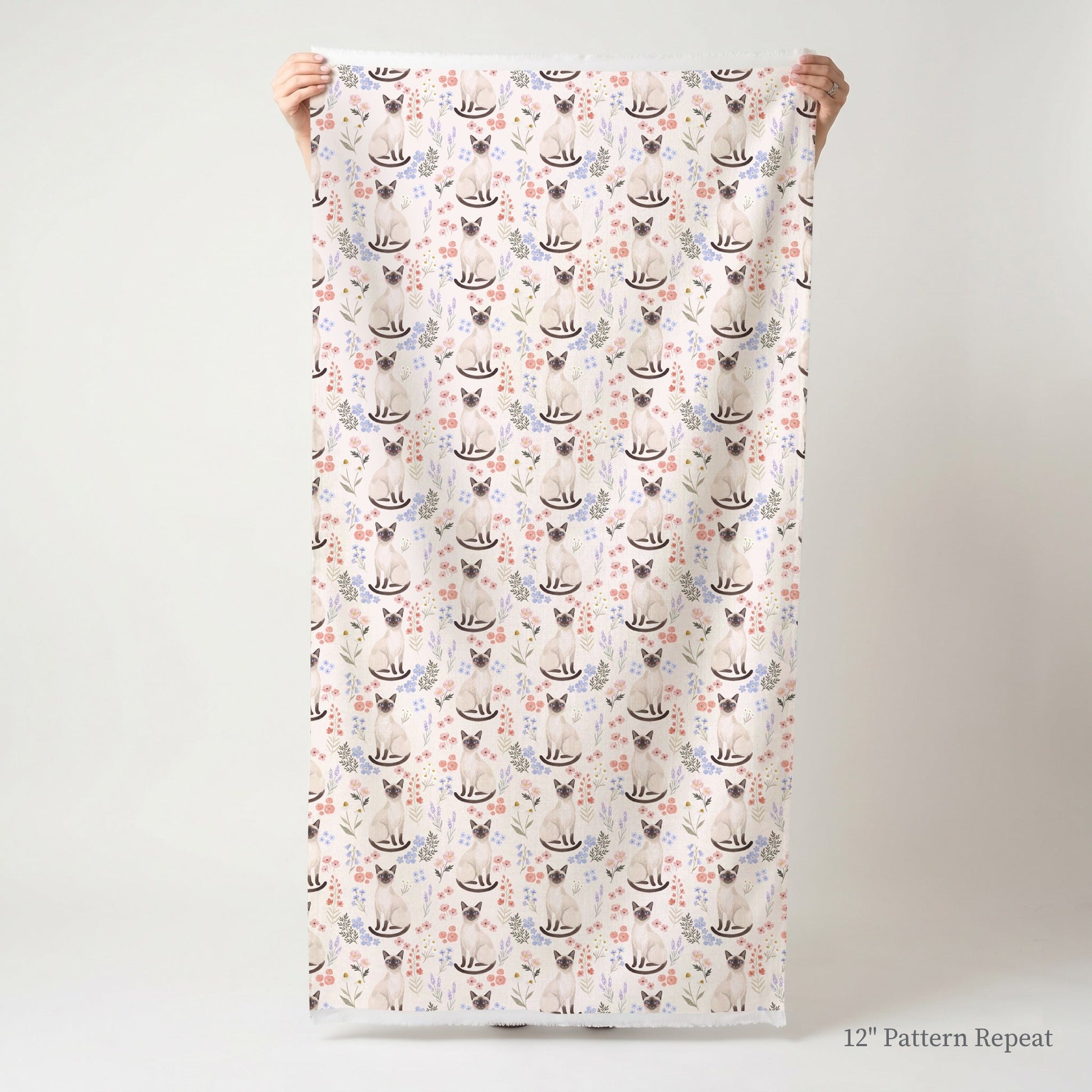 Siamese Botanical - Fabric - Linen Rowe