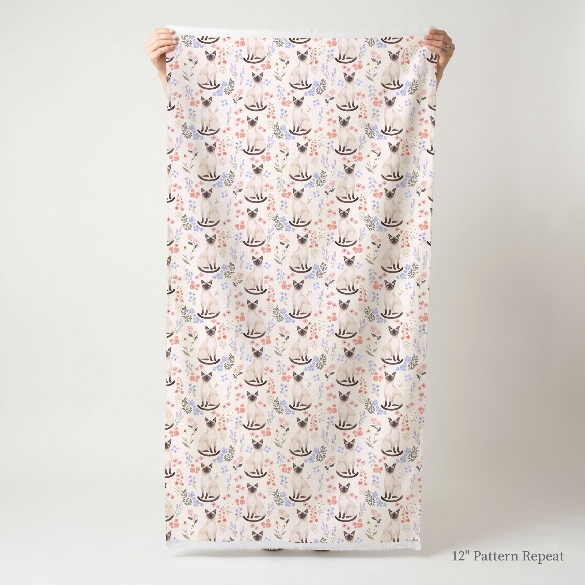 Siamese Botanical - Fabric - Linen Rowe