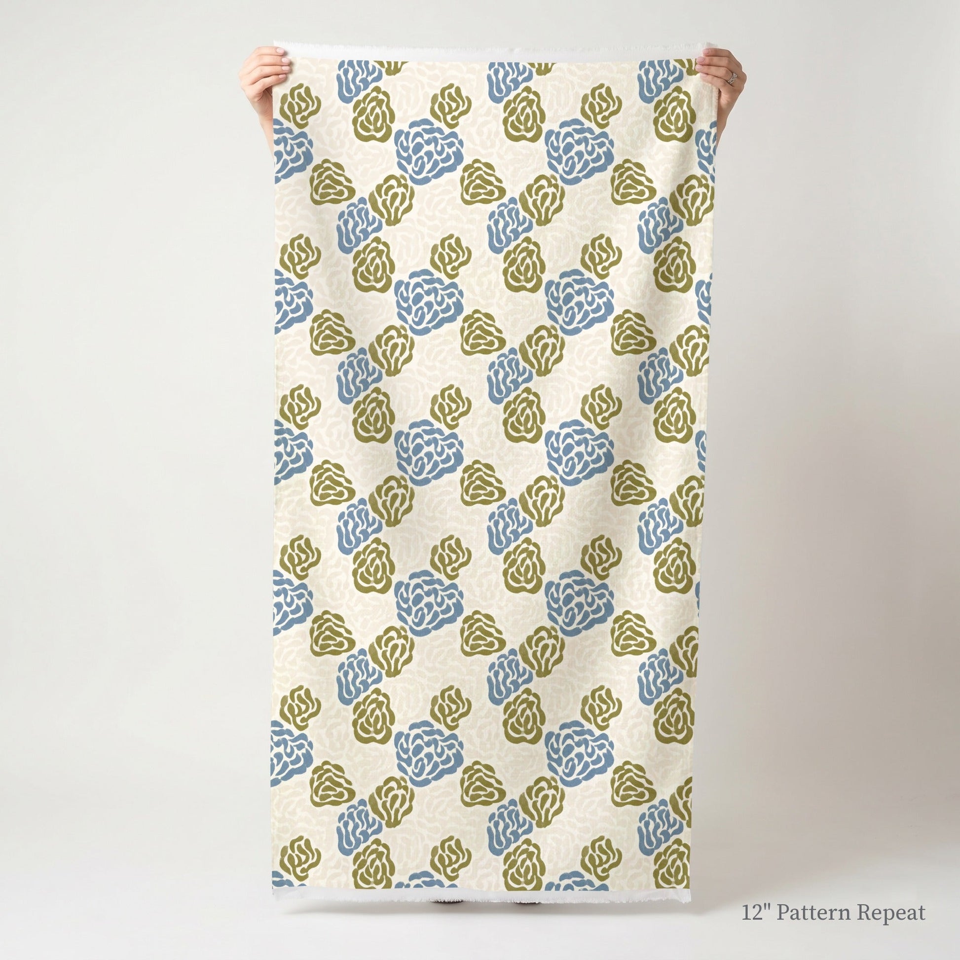Simone Blossoms - Fabric - Linen Rowe