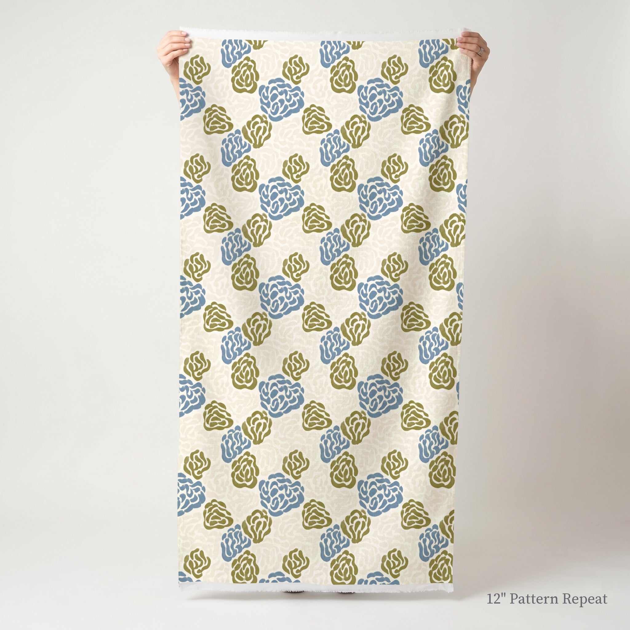 Simone Blossoms - Fabric - Linen Rowe