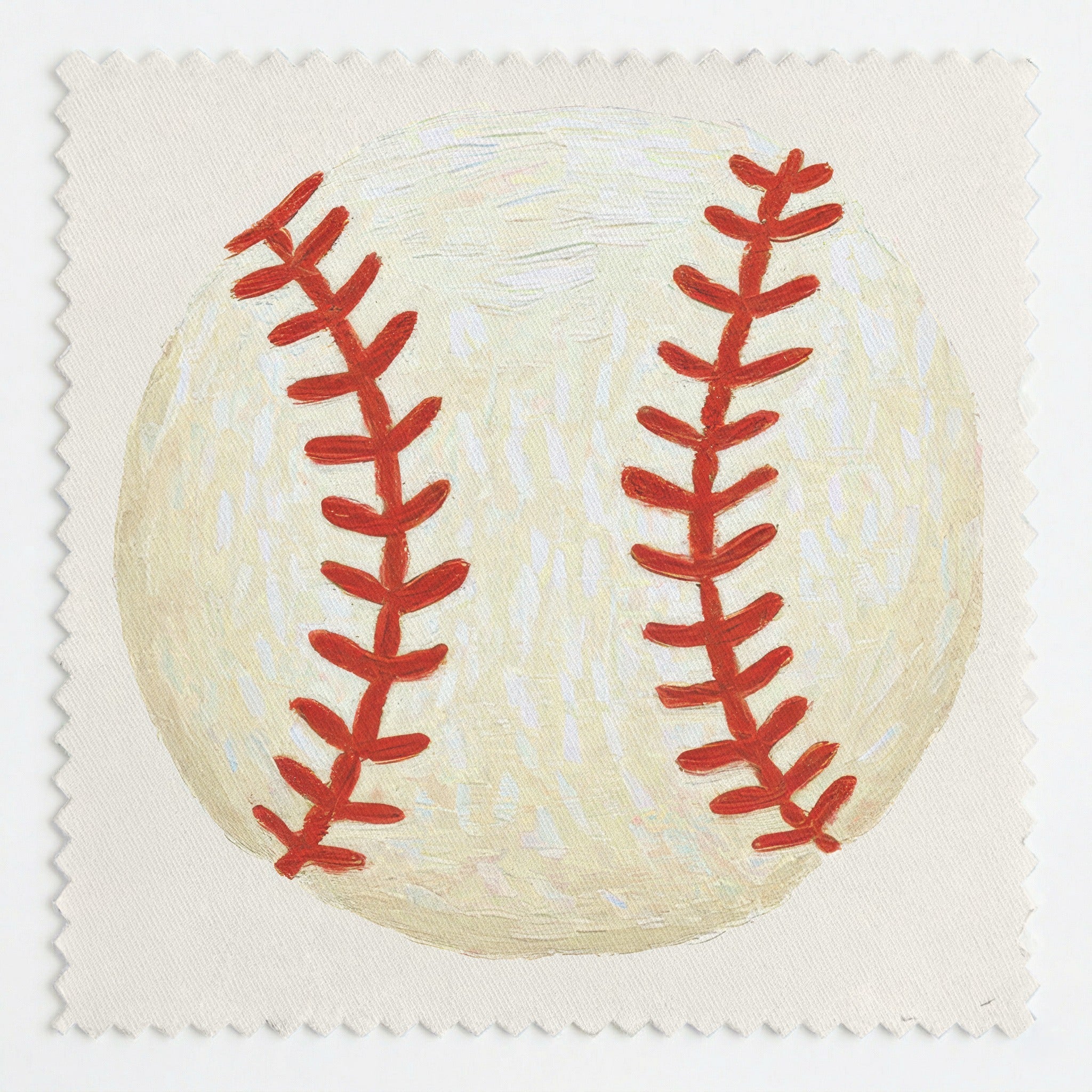 Simple Baseballs - Fabric - Linen Rowe