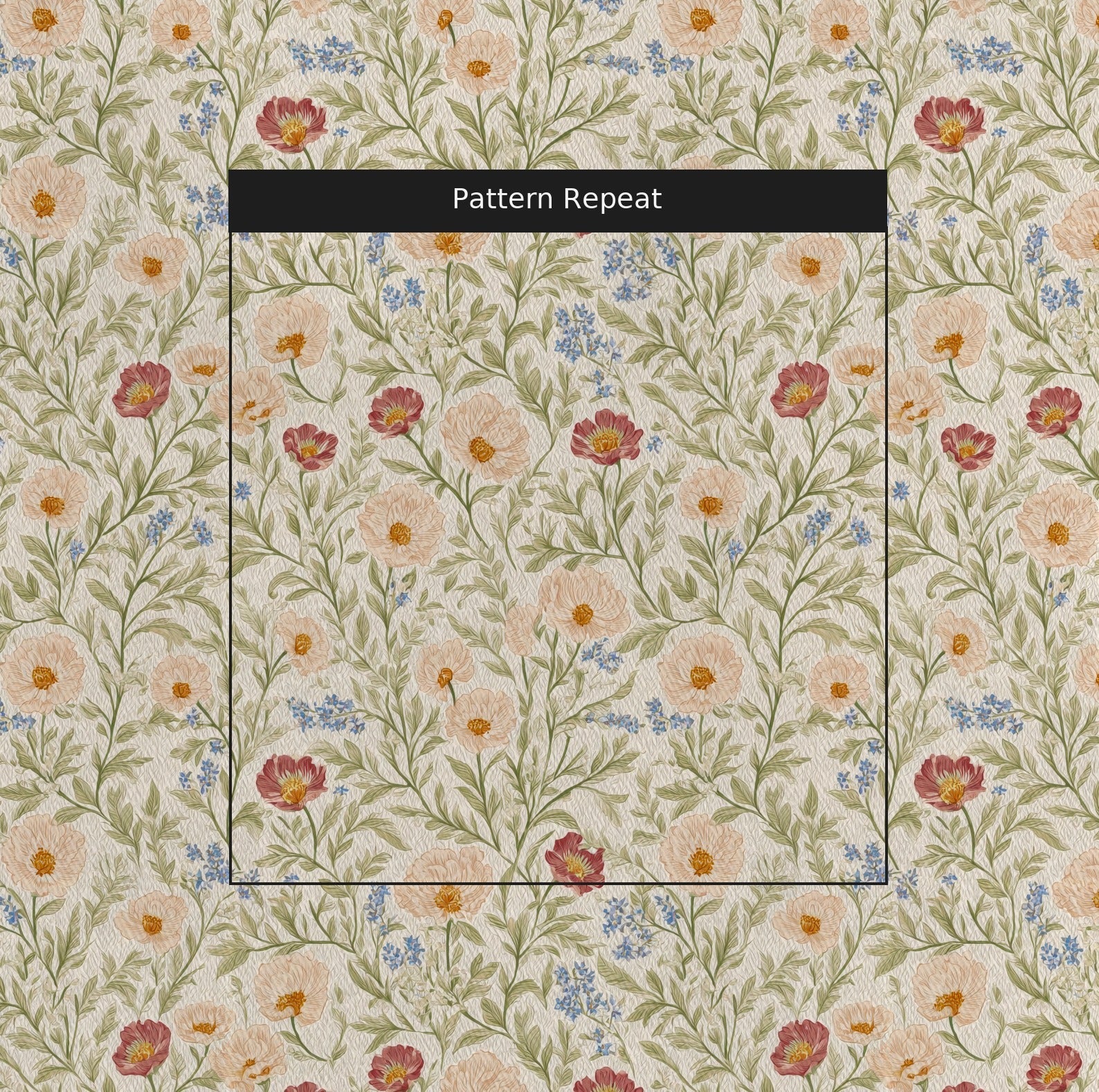 Social Butterfly - Fabric - Linen Rowe