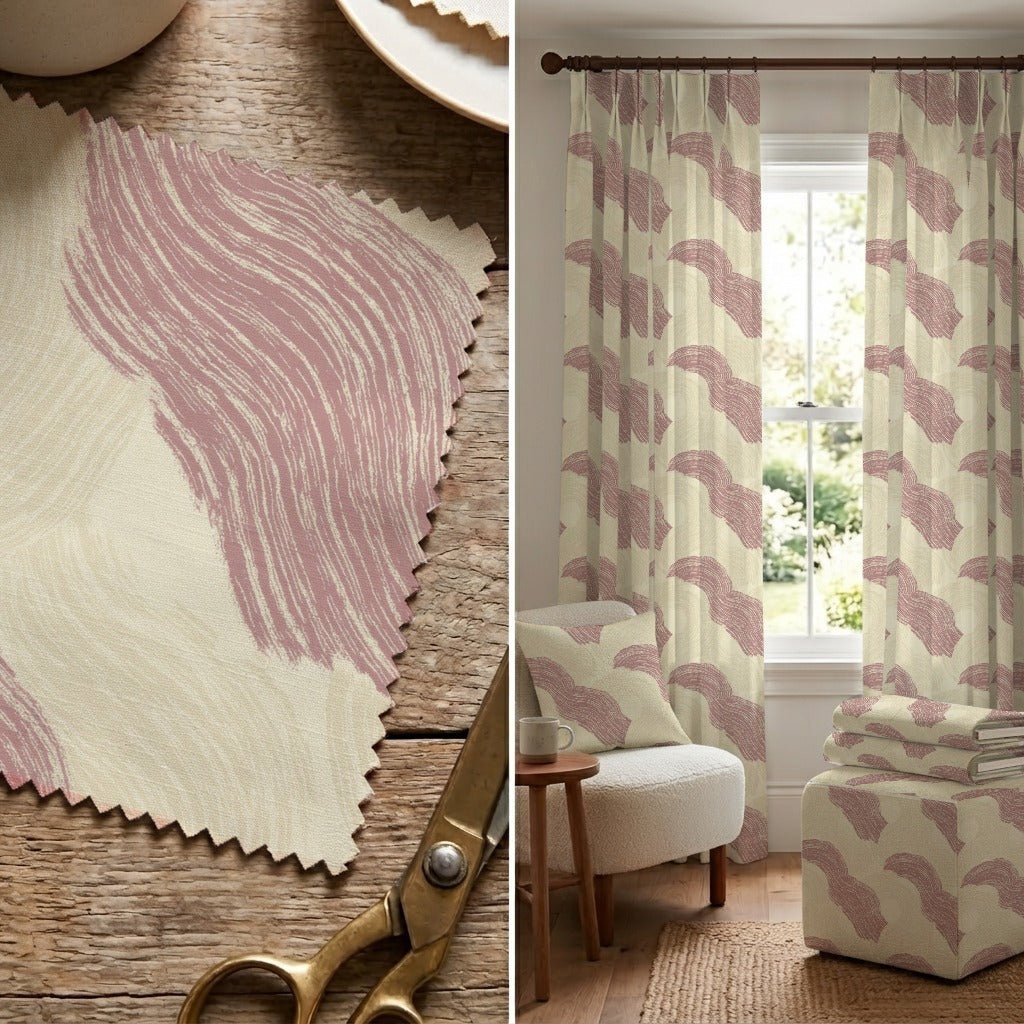Soleil Waves - Fabric - Linen Rowe