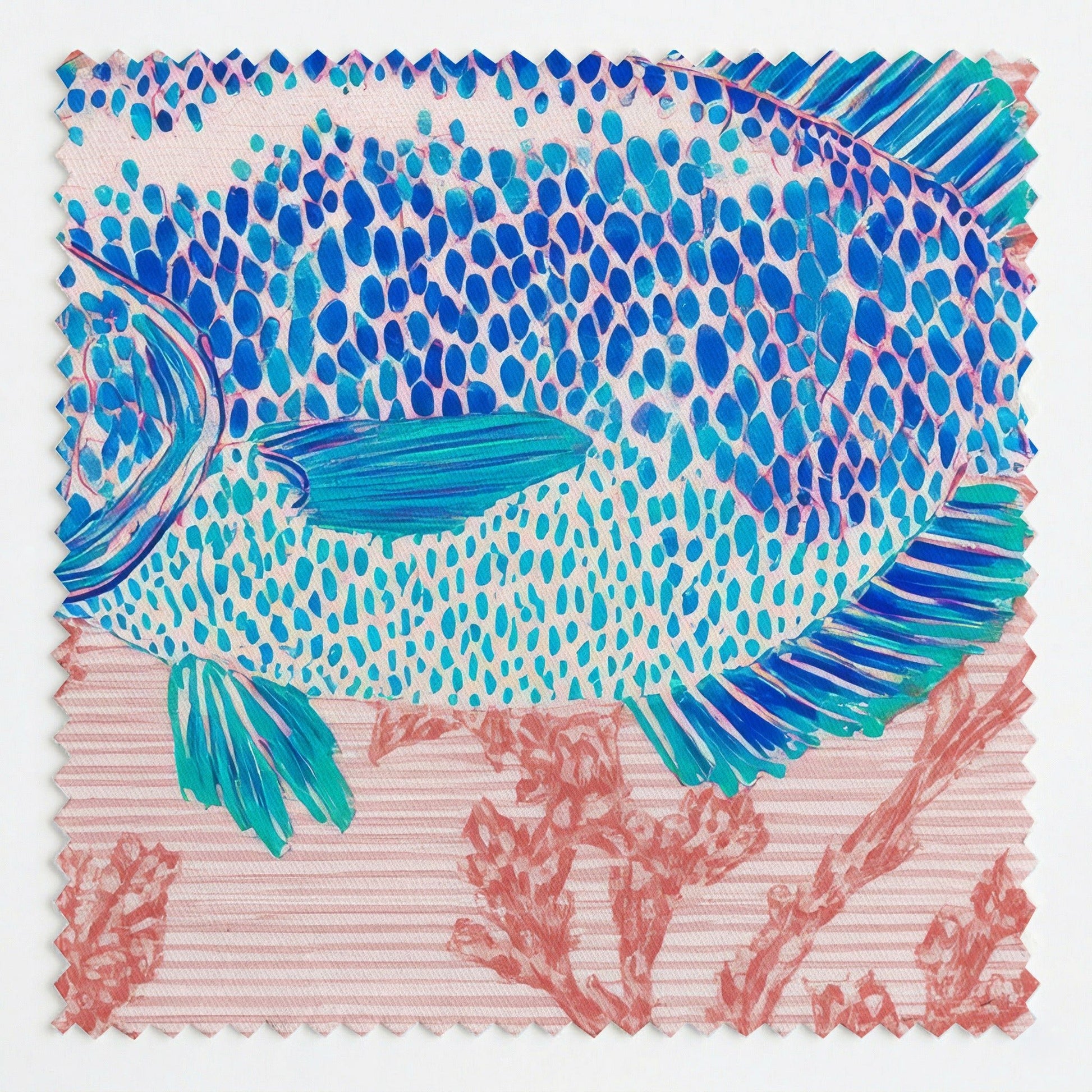 Something Fishy - Fabric - Linen Rowe