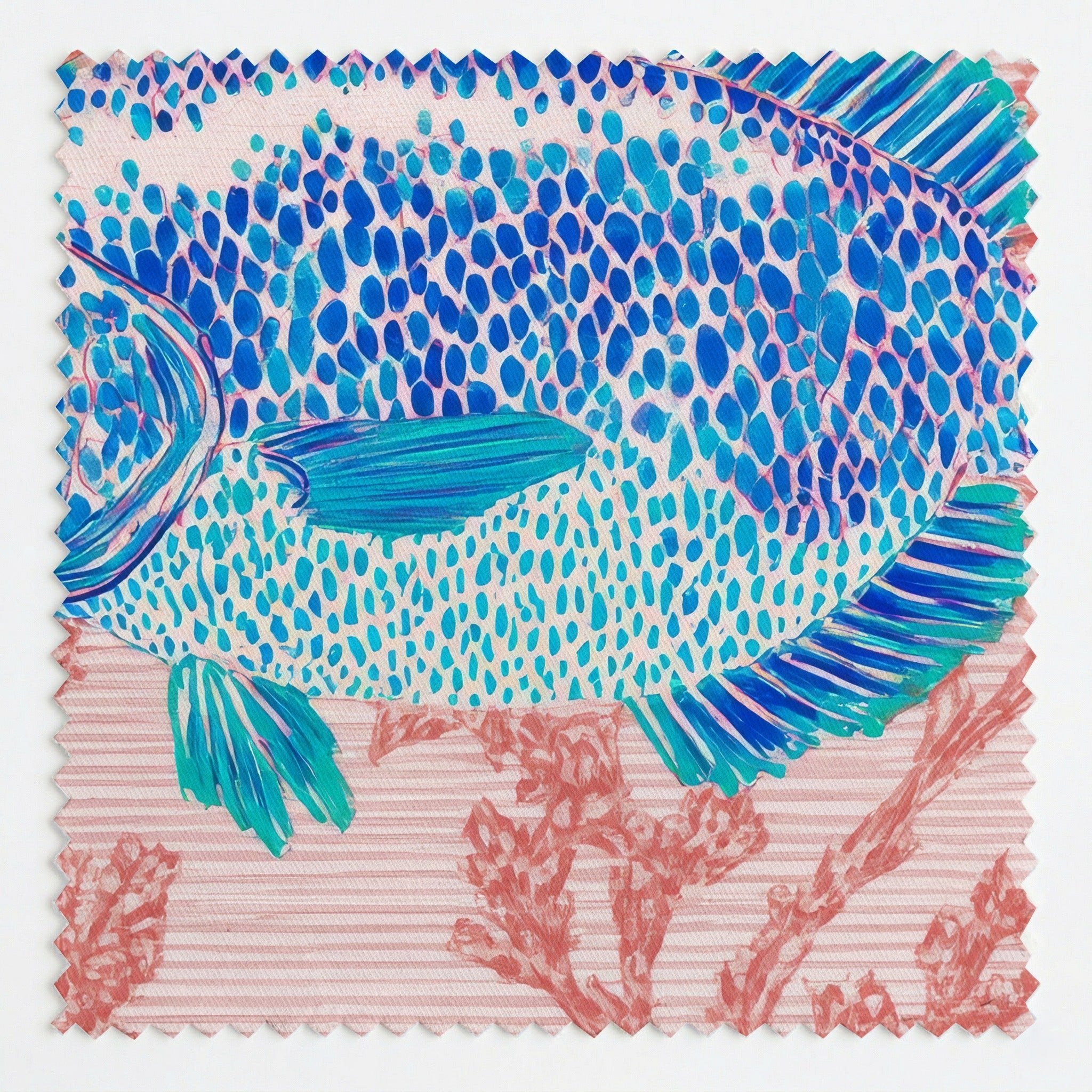 Something Fishy - Fabric - Linen Rowe