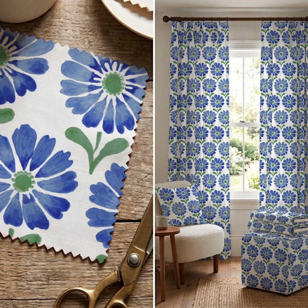 Soren Blooms - Fabric - Linen Rowe