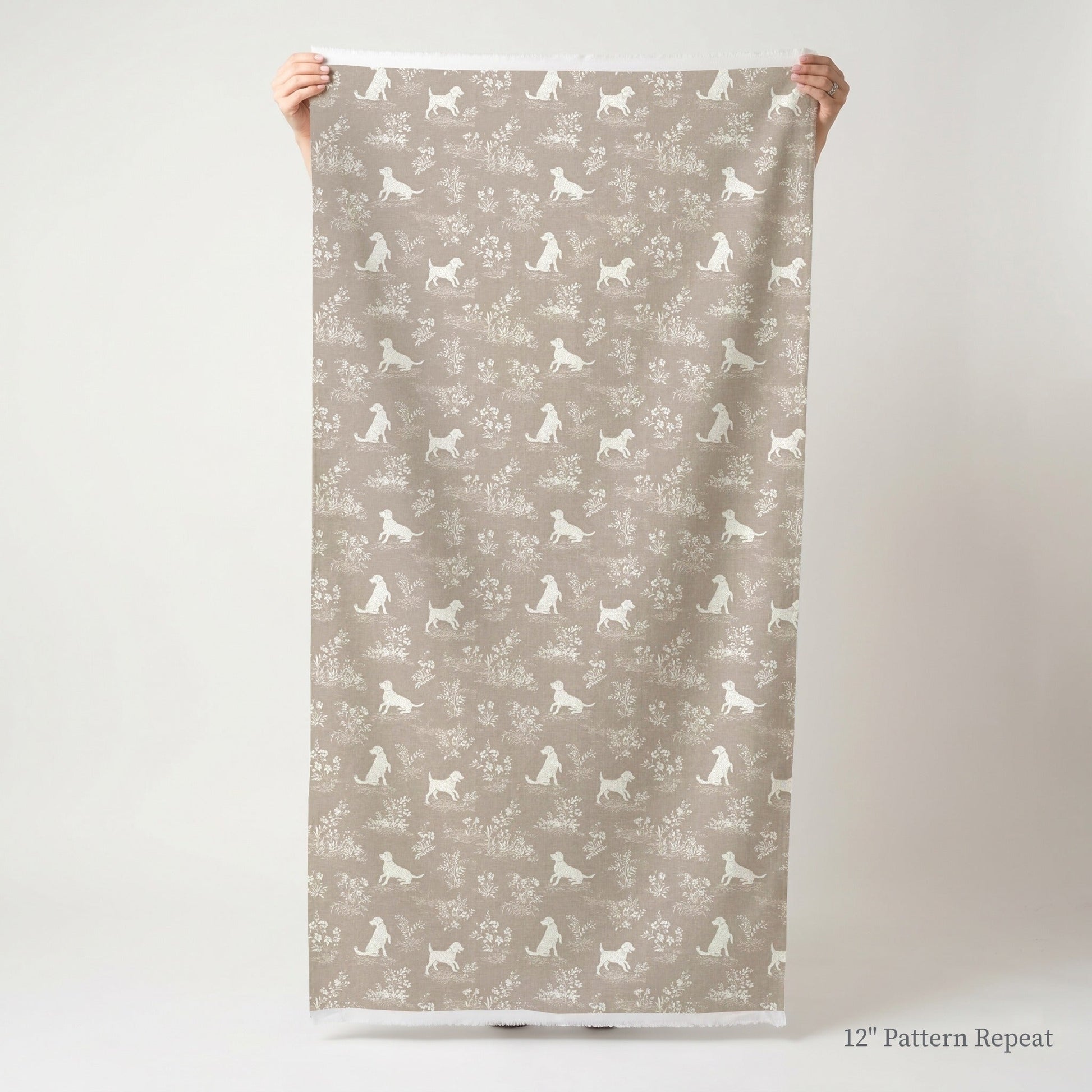 Spotted Dogs - Fabric - Linen Rowe