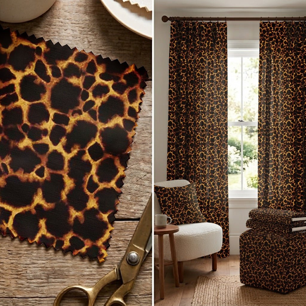 Spotted Tortoise Shell - Fabric - Linen Rowe