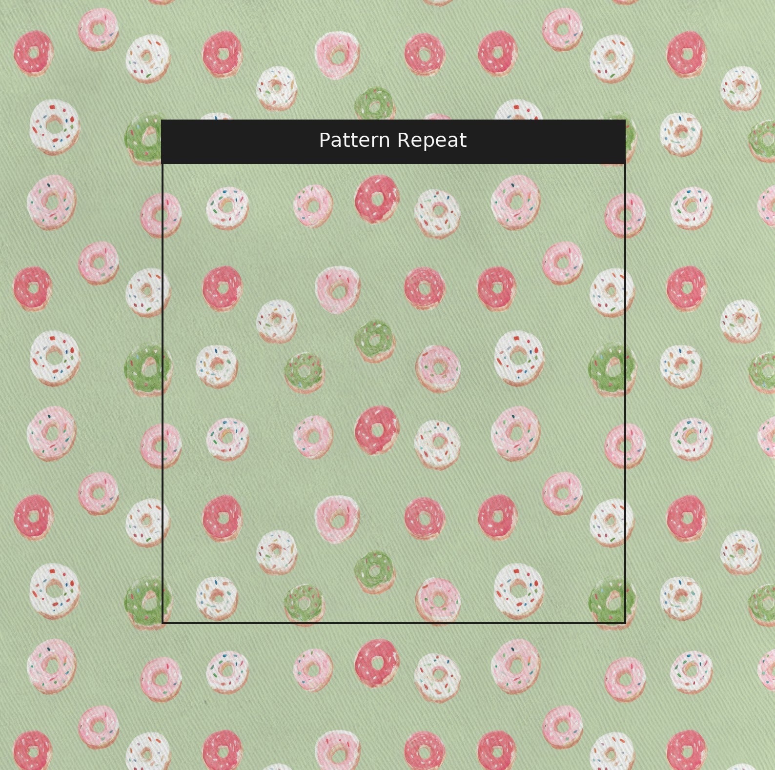 Sprinkle Dontuts - Fabric - Linen Rowe