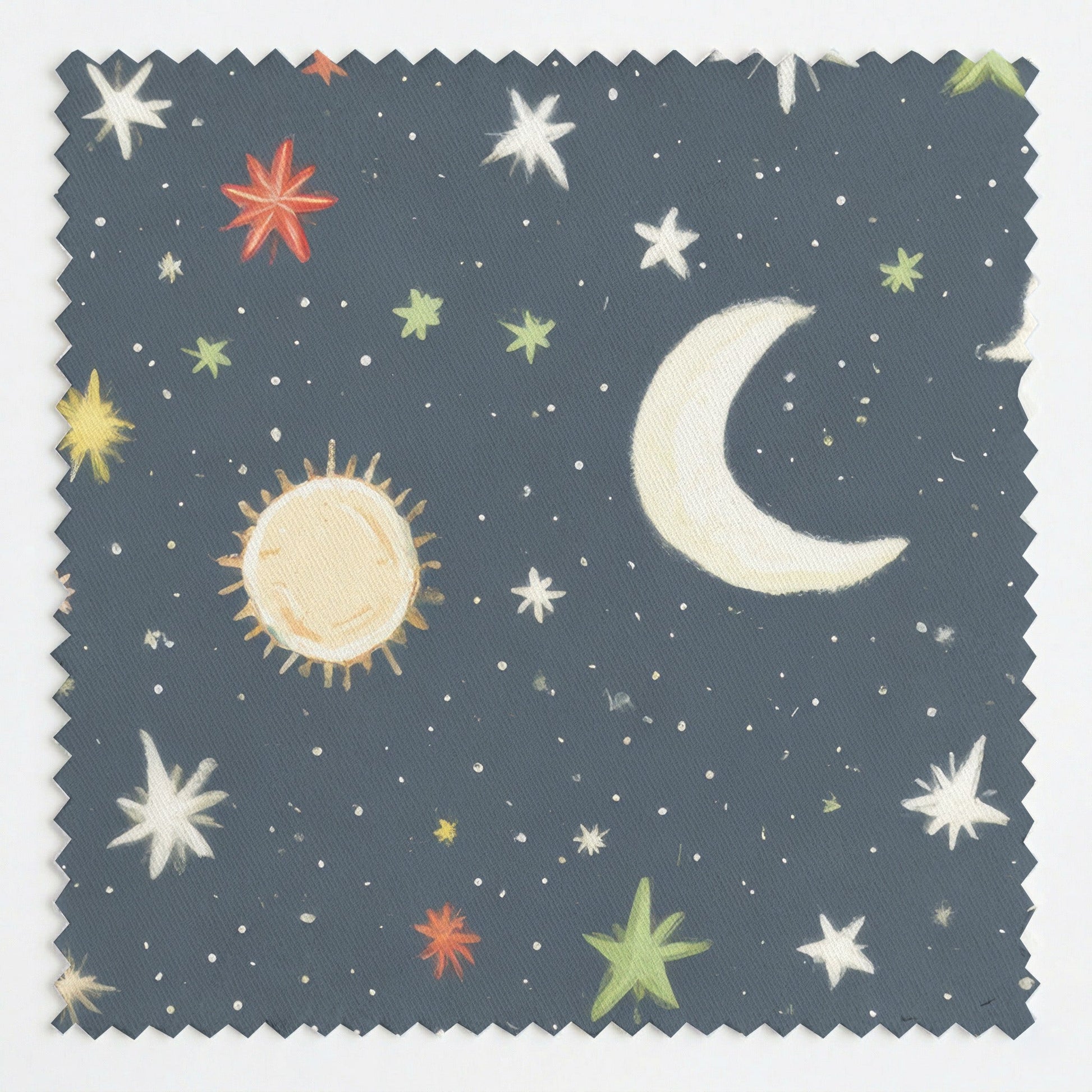 Starry Night Sky - Fabric - Linen Rowe