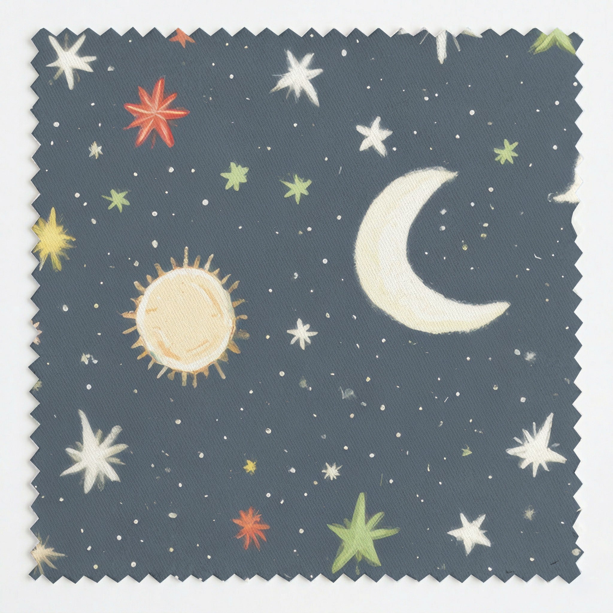 Starry Night Sky - Fabric - Linen Rowe