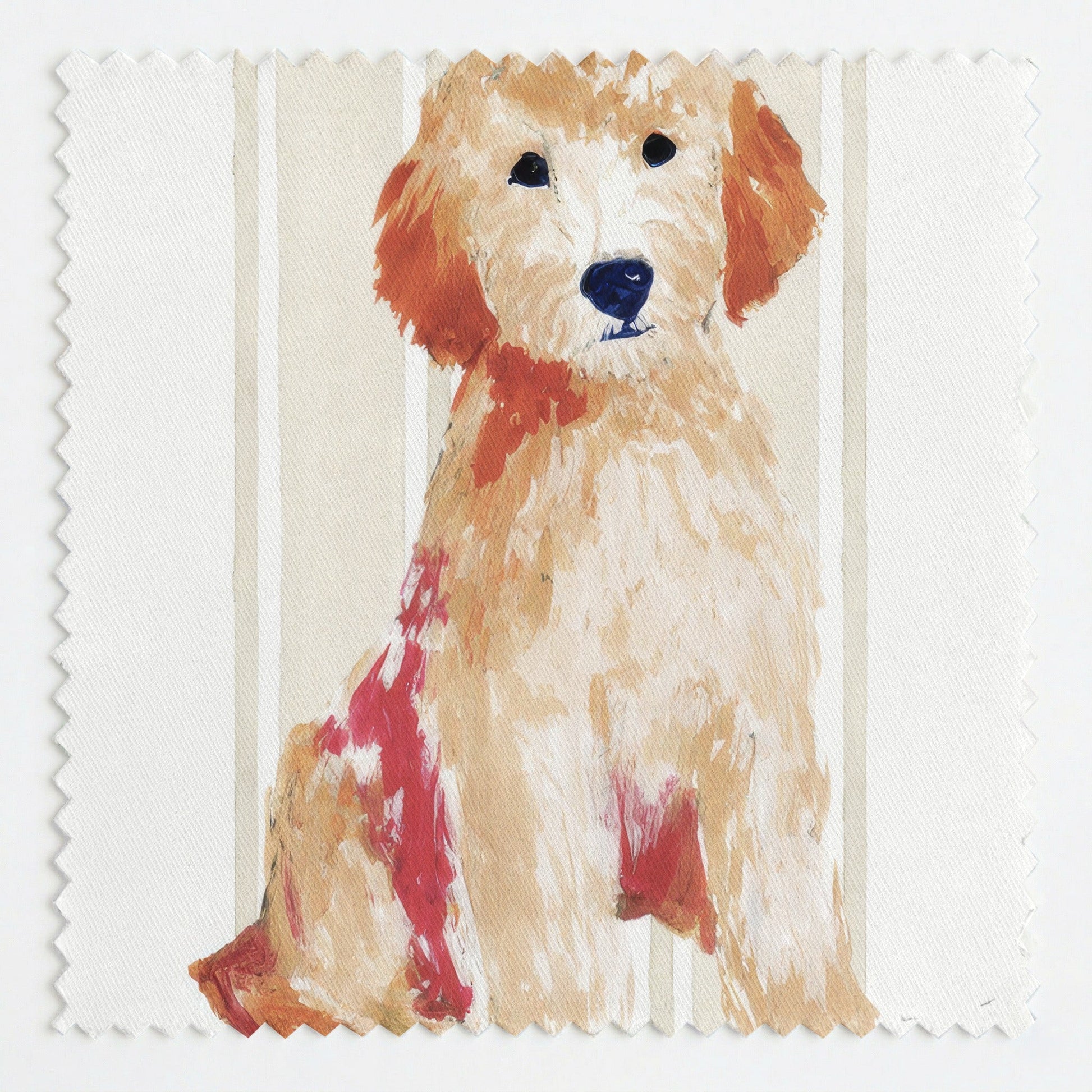 Stripes and Doodles - Fabric - Linen Rowe