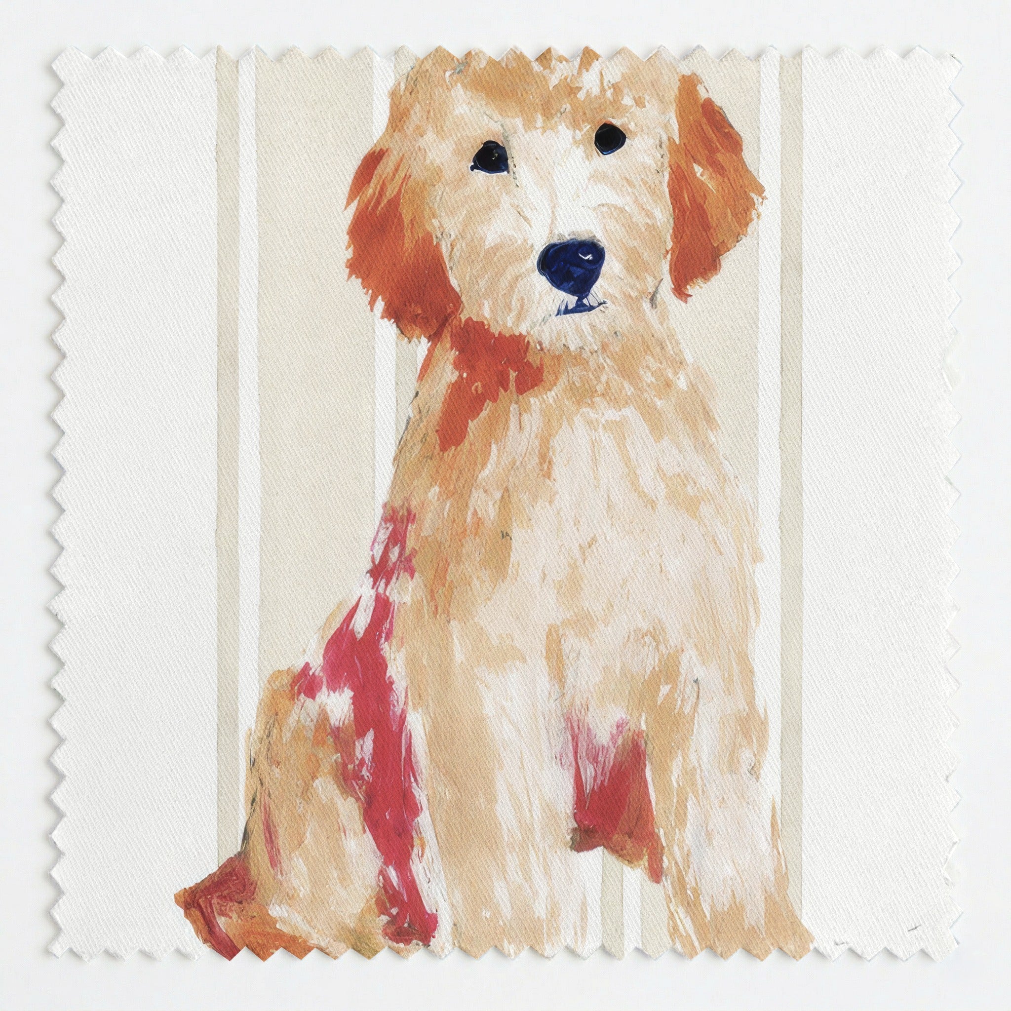 Stripes and Doodles - Fabric - Linen Rowe