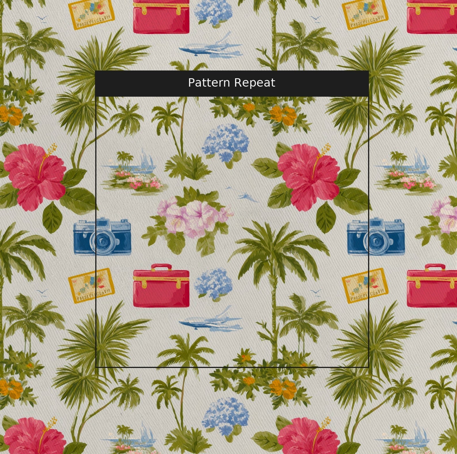 Summer Abroad - Fabric - Linen Rowe