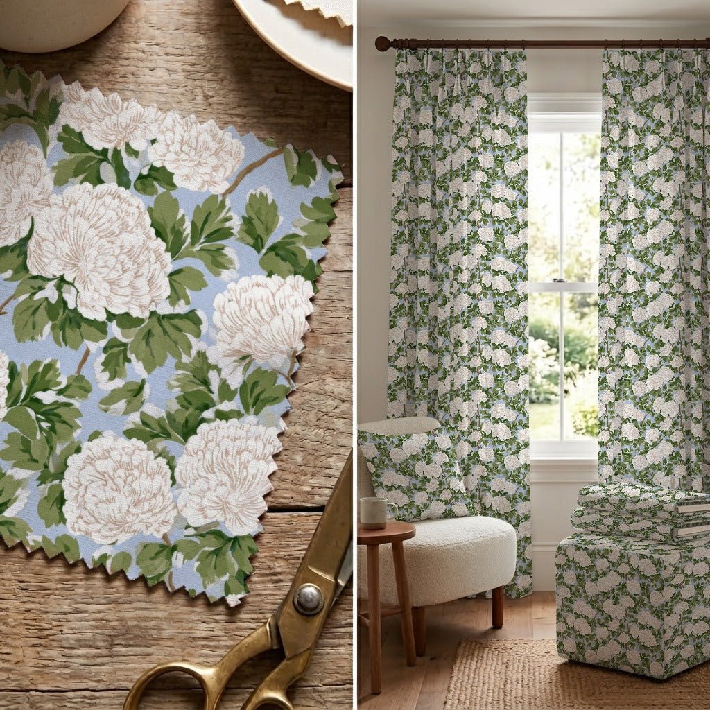 Susannah Floral - Fabric - Linen Rowe