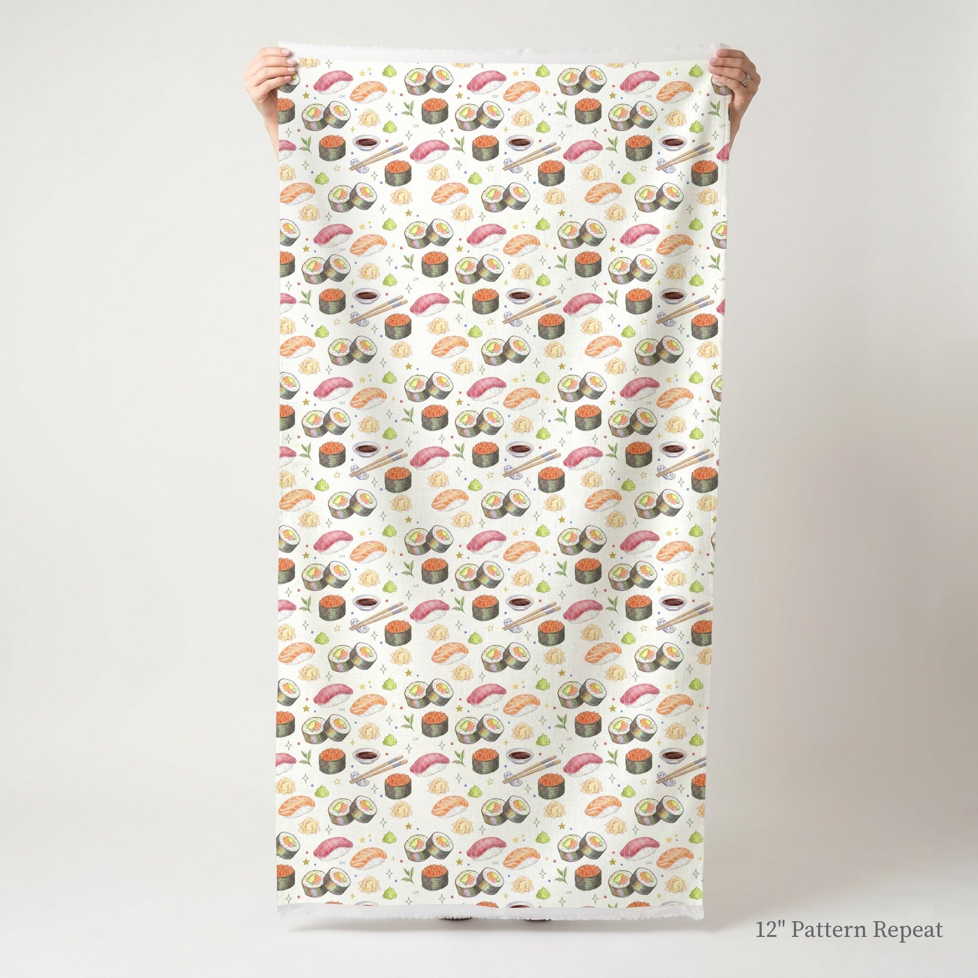 Sushi House - Fabric - Linen Rowe