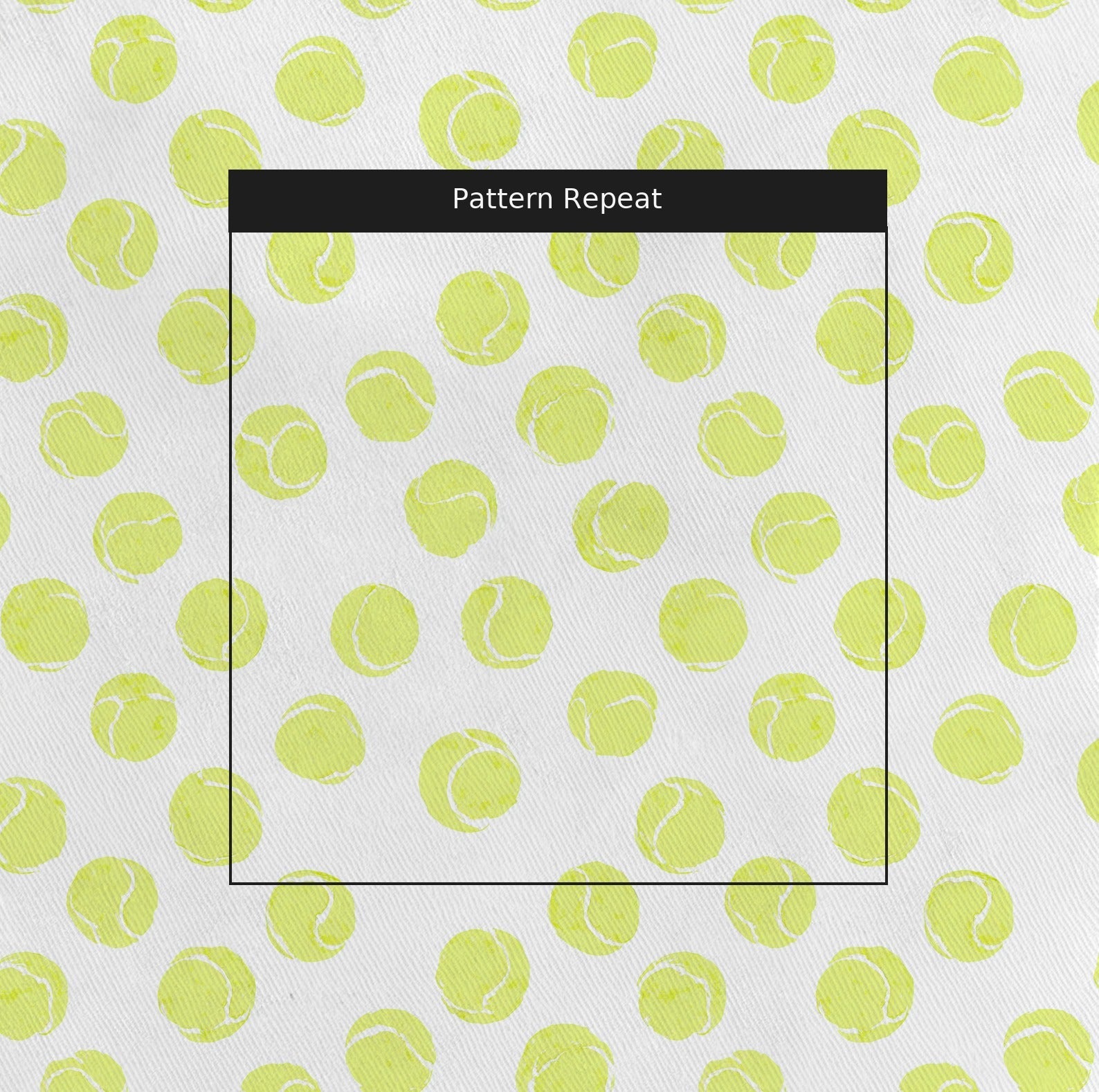 Tennis Ball Polka Dot - Fabric - Linen Rowe