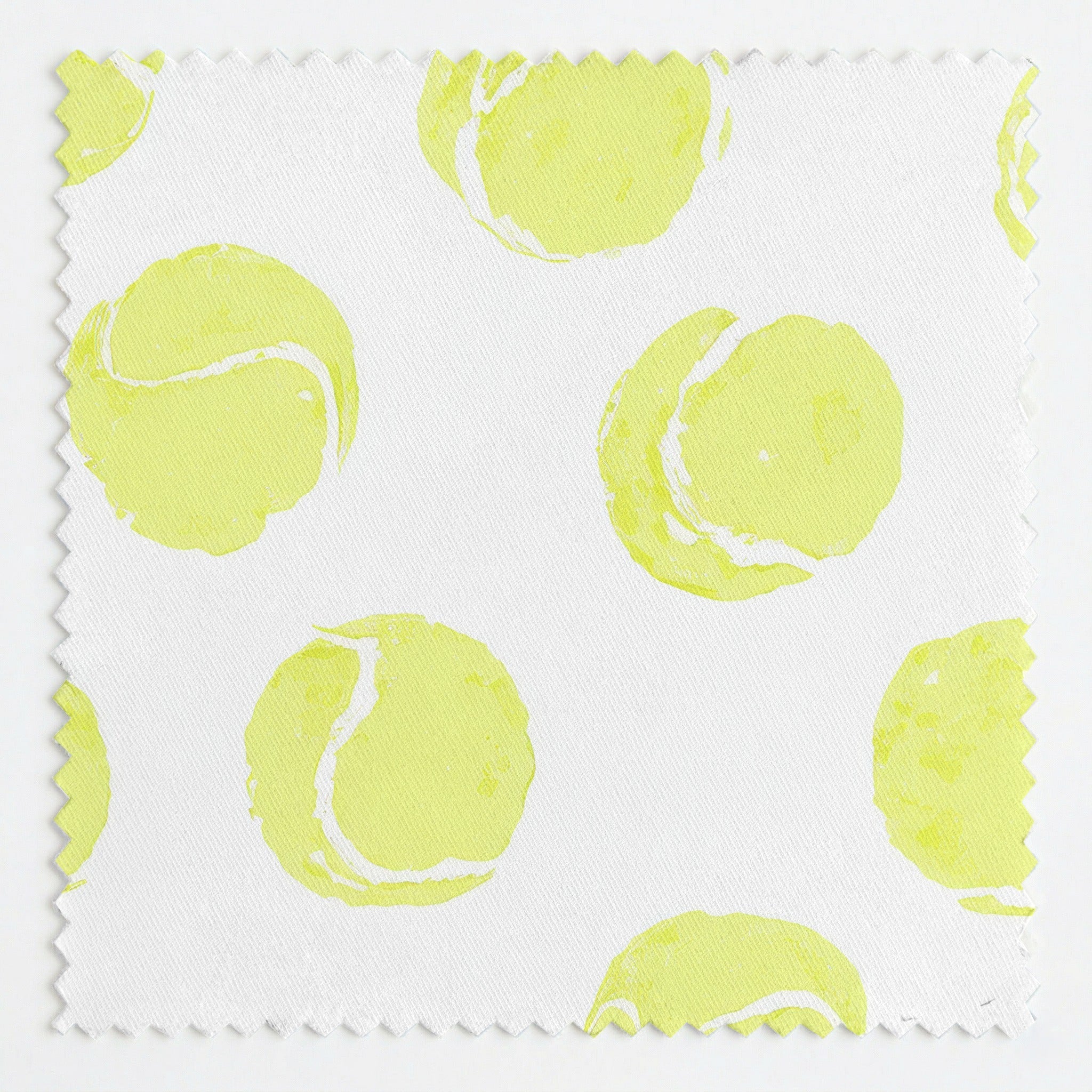 Tennis Ball Polka Dot - Fabric - Linen Rowe