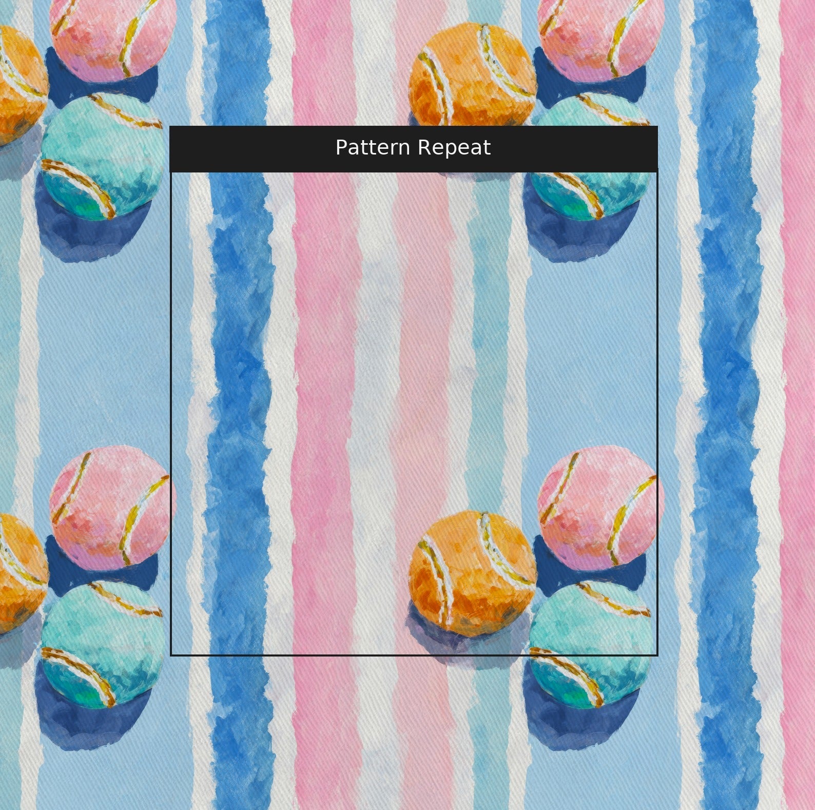 Tennis Club Stripes - Fabric - Linen Rowe