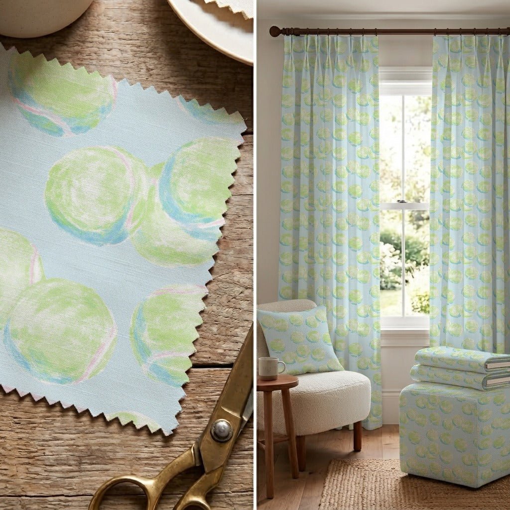 Tennis Mess - Fabric - Linen Rowe