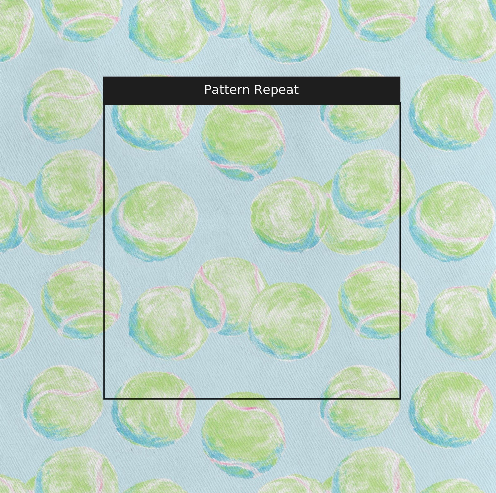 Tennis Mess - Fabric - Linen Rowe