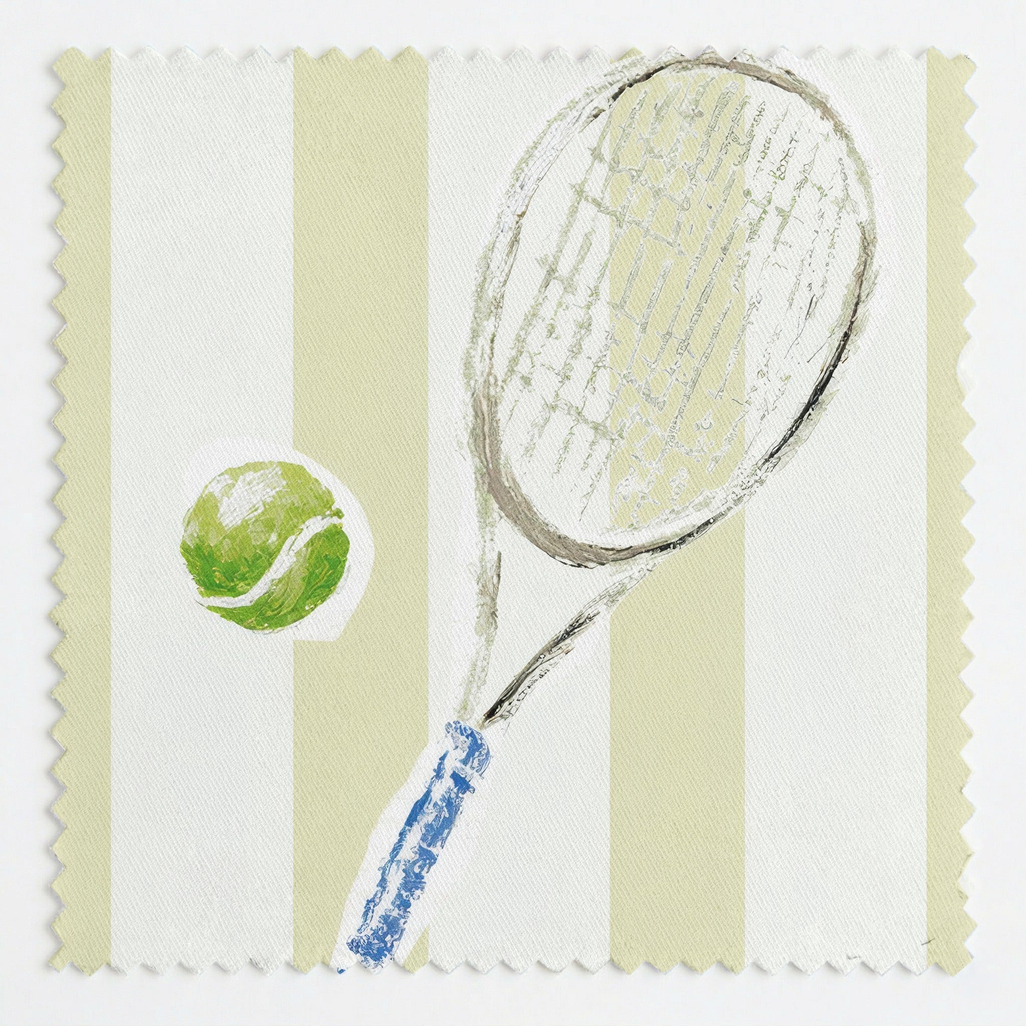 Tennis Striped - Fabric - Linen Rowe