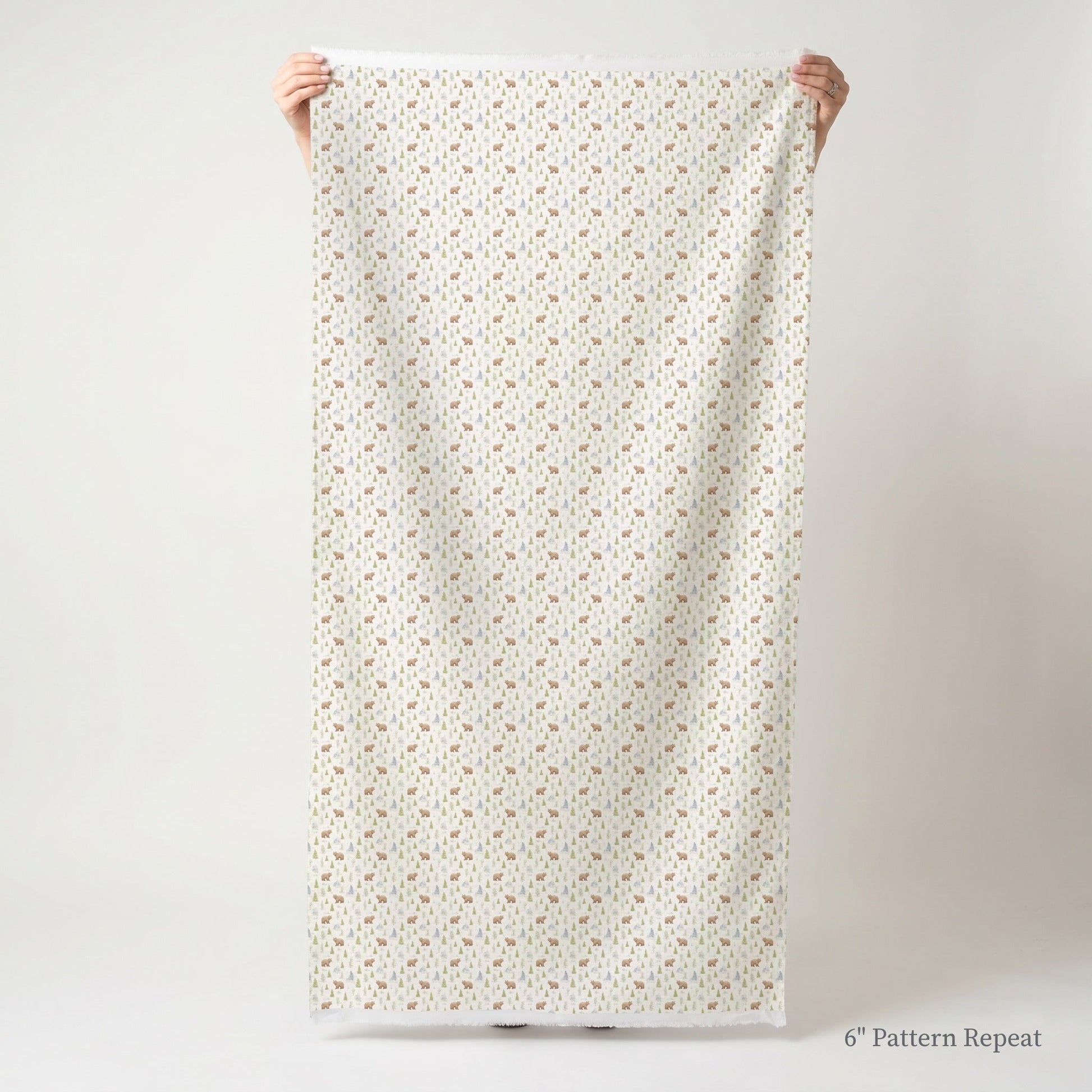 The Brown Bear - Fabric - Linen Rowe