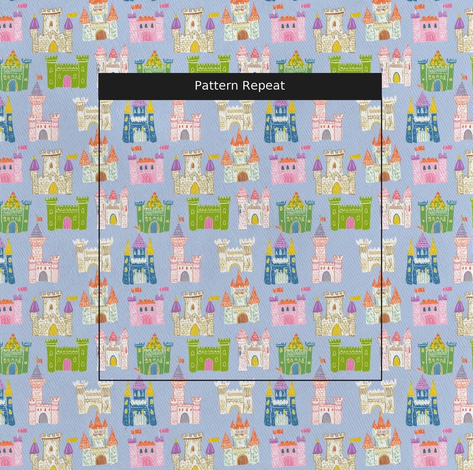 The Castles - Fabric - Linen Rowe