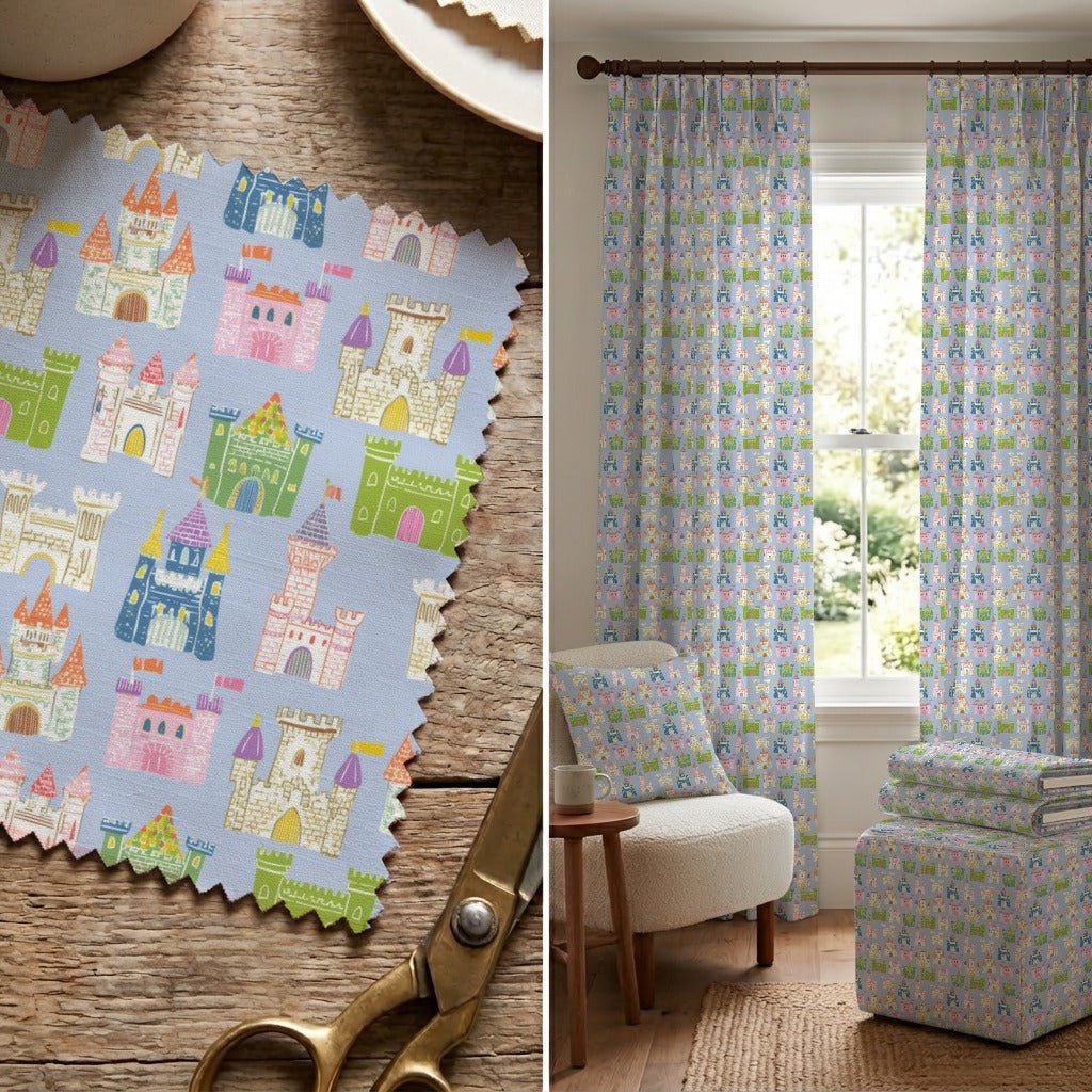The Castles - Fabric - Linen Rowe