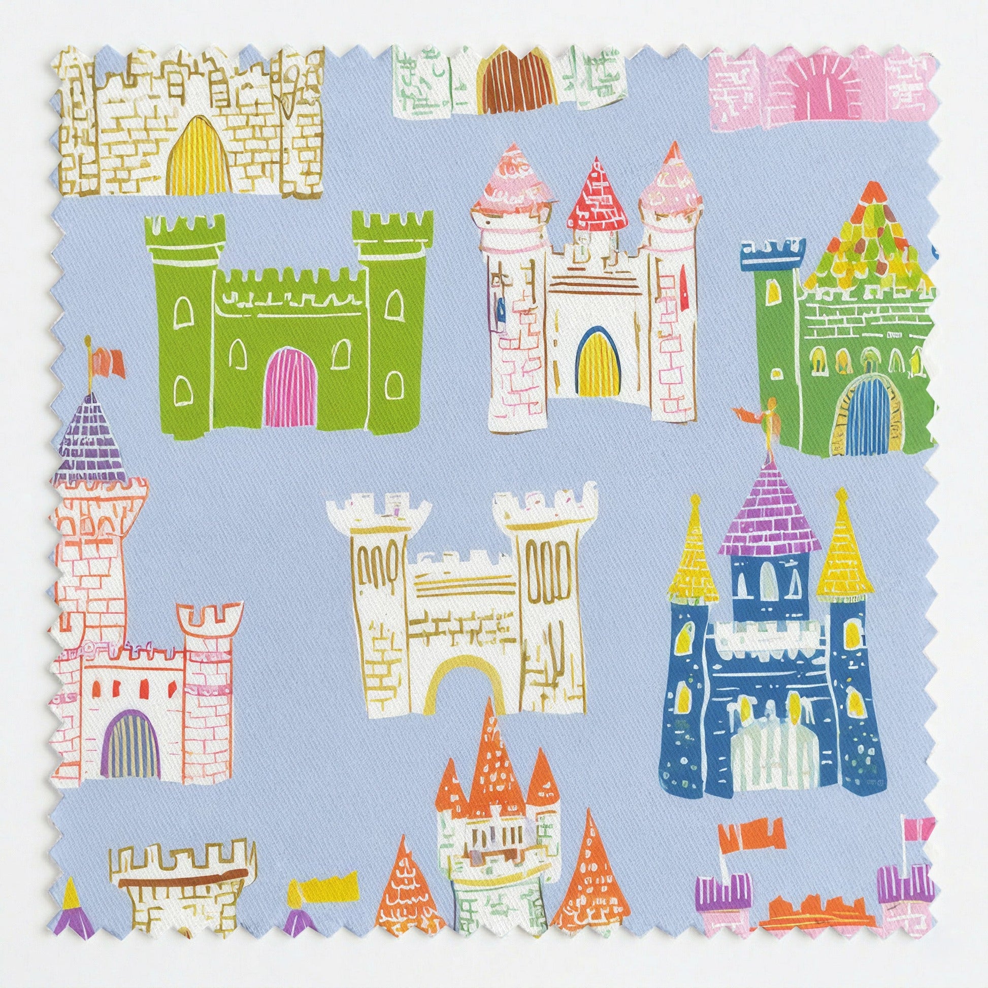 The Castles - Fabric - Linen Rowe