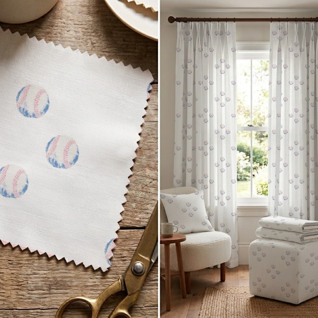 The Diamond Baseball - Fabric - Linen Rowe