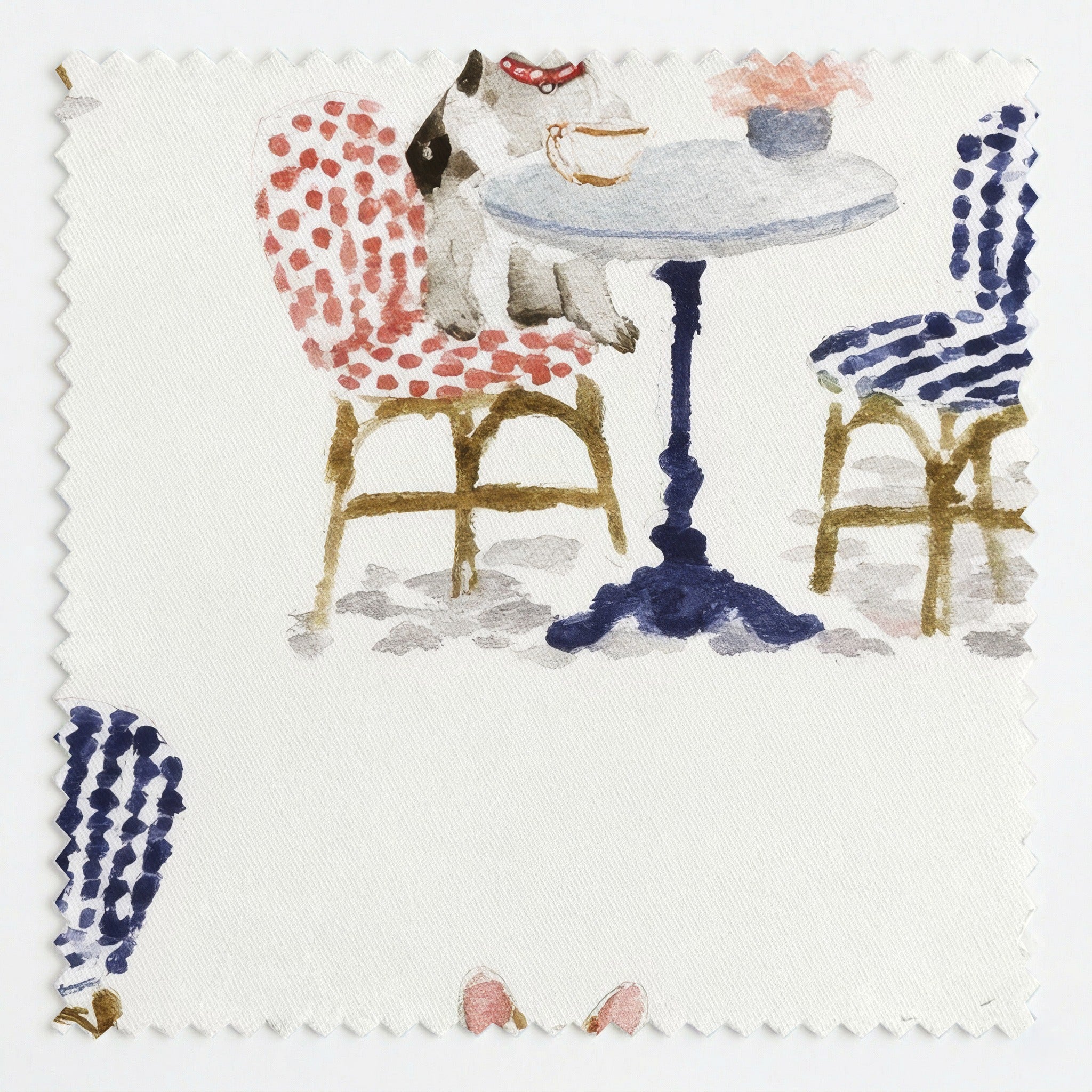 The French Cafe - Fabric - Linen Rowe