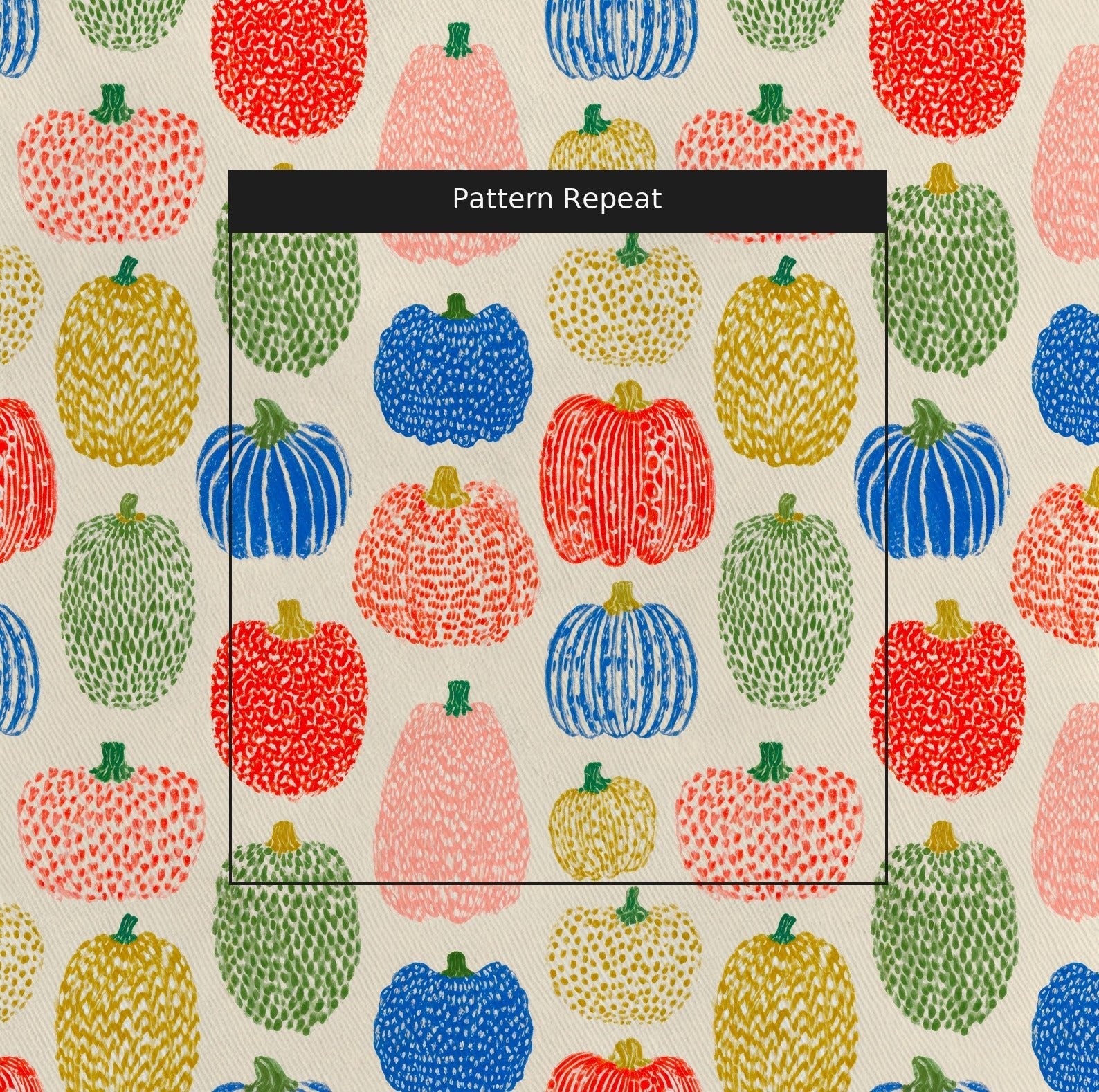 The Friendly Gourd - Fabric - Linen Rowe