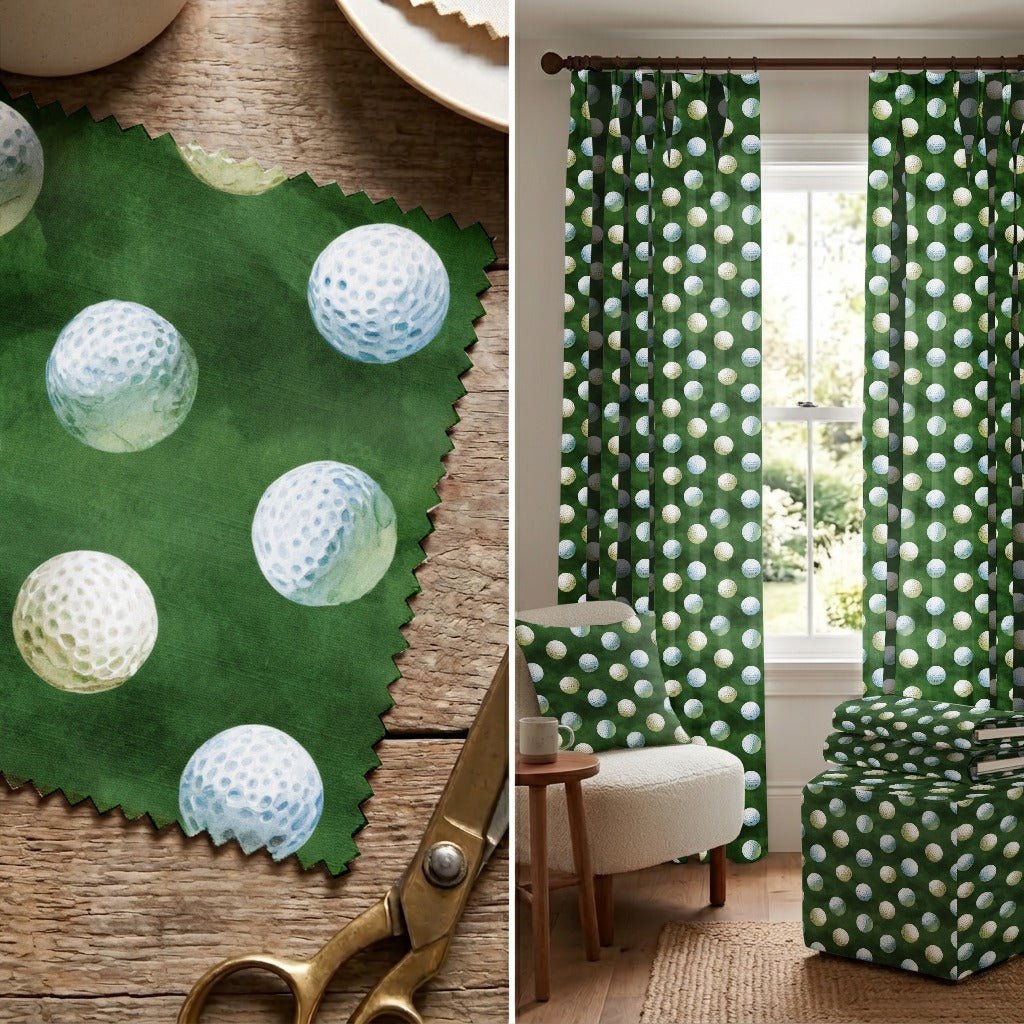 The Game Balls - Fabric - Linen Rowe