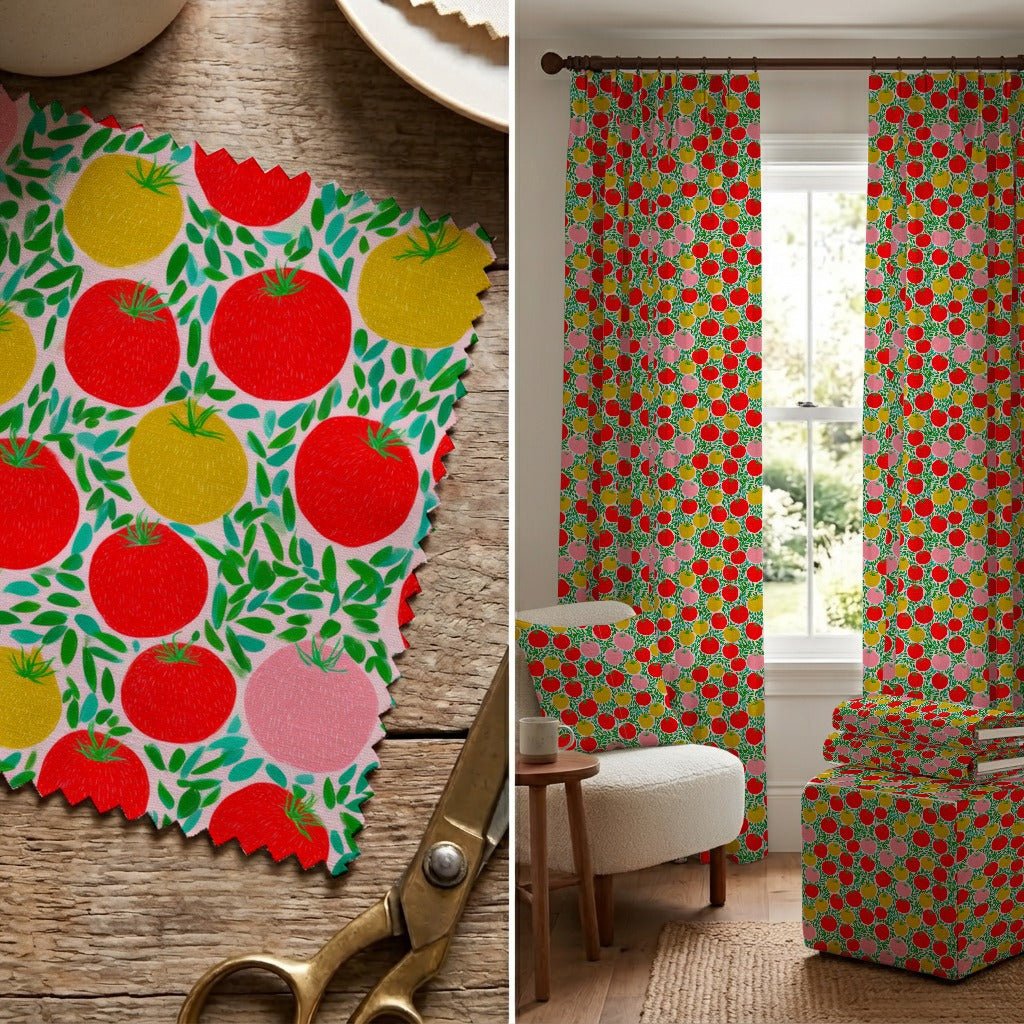 The Gentle Red - Fabric - Linen Rowe