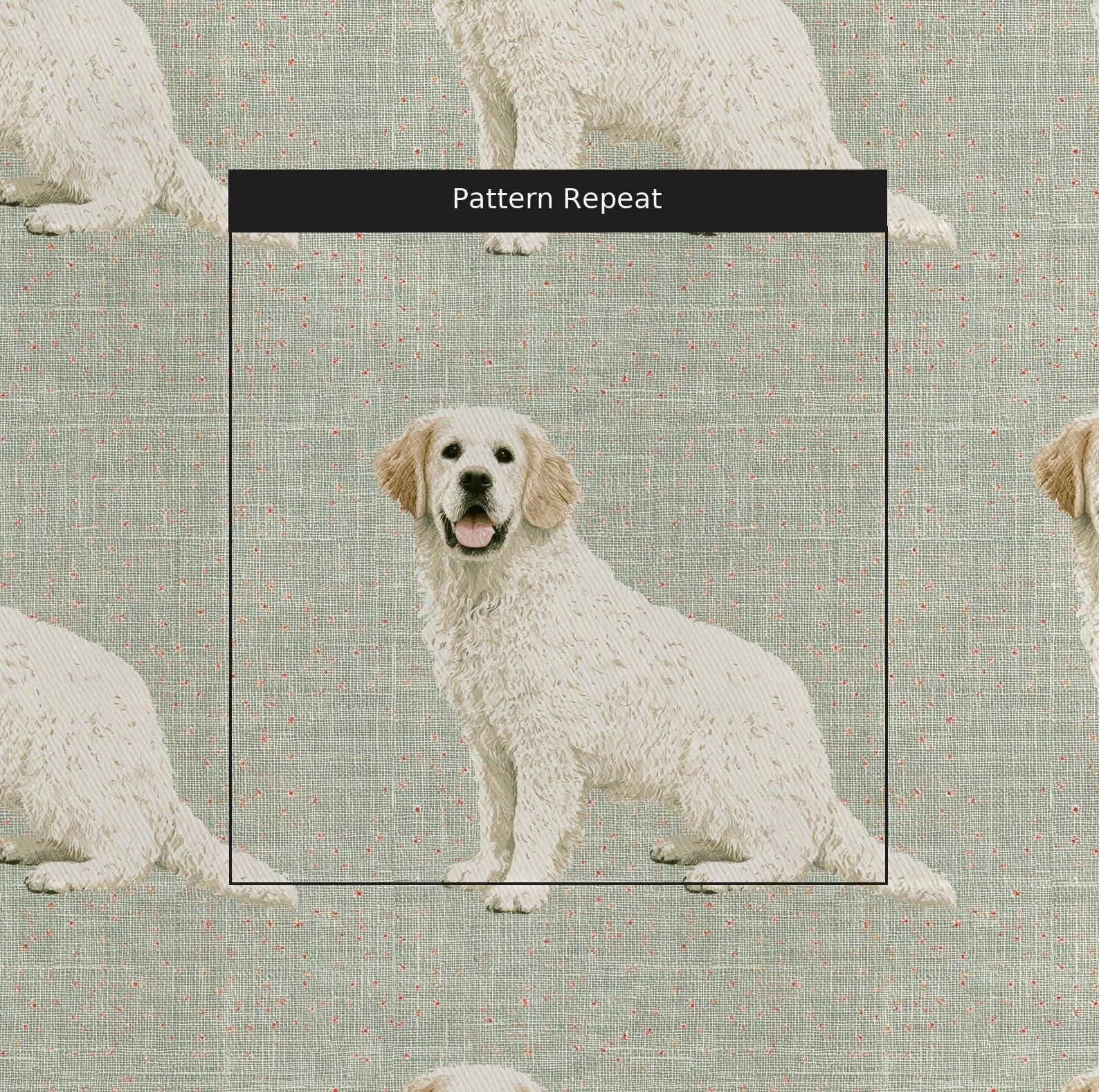 The Goodest Boy - Fabric - Linen Rowe