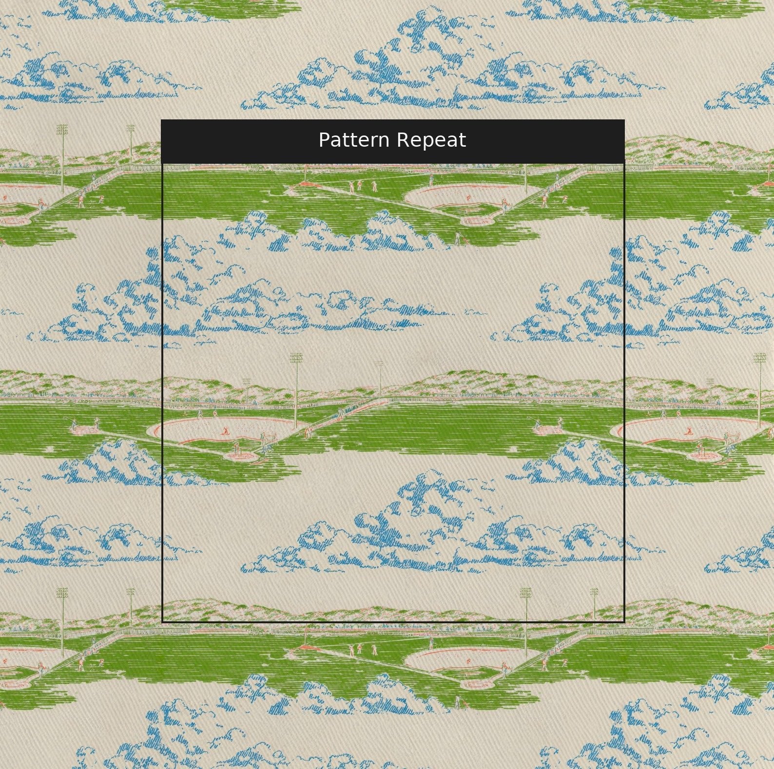 The Infield - Fabric - Linen Rowe