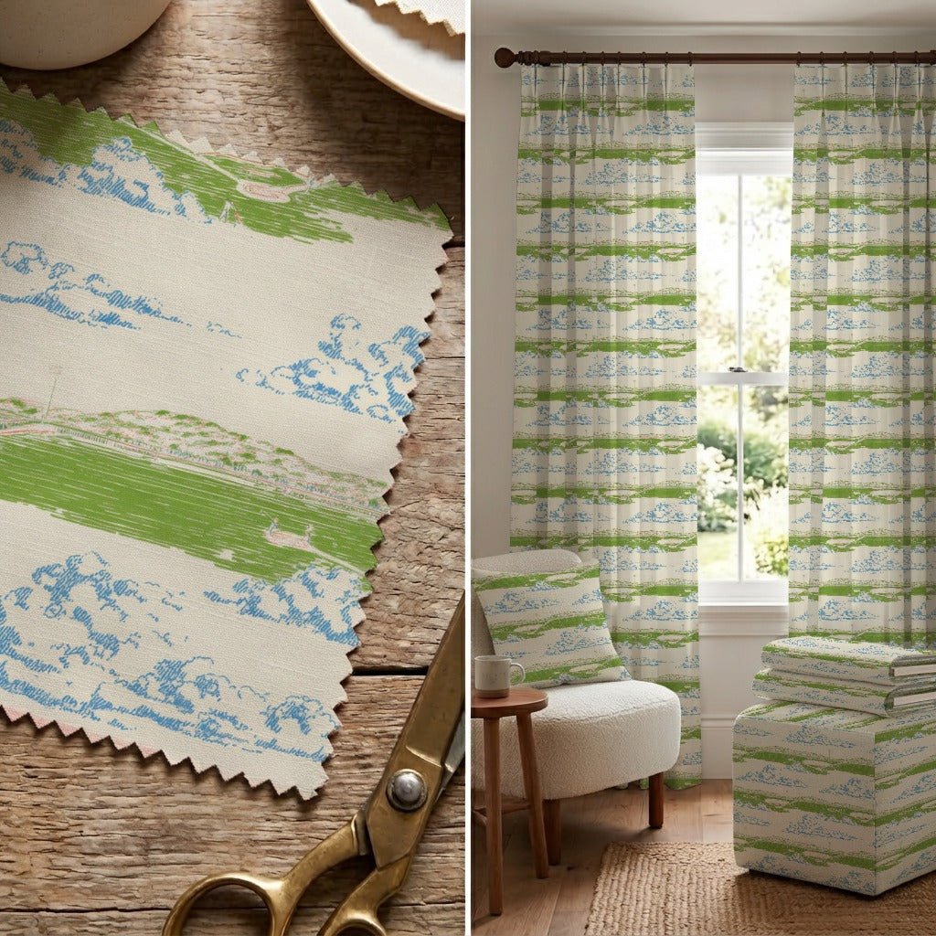 The Infield - Fabric - Linen Rowe