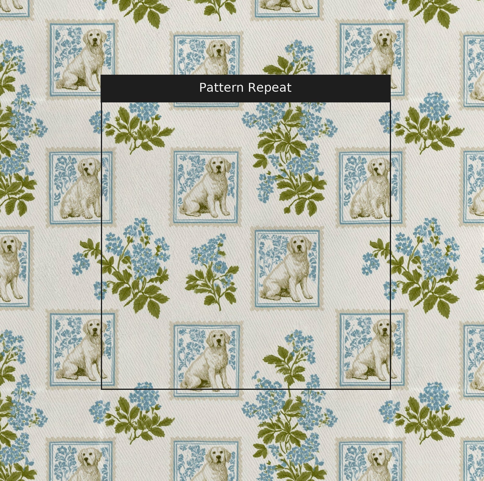 The Meadow Pup - Fabric - Linen Rowe