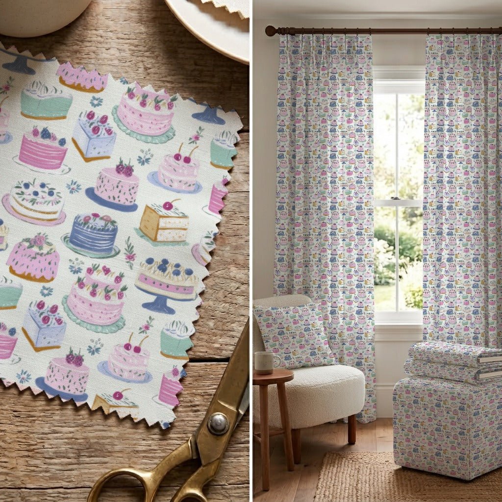 The Patisserie - Fabric - Linen Rowe