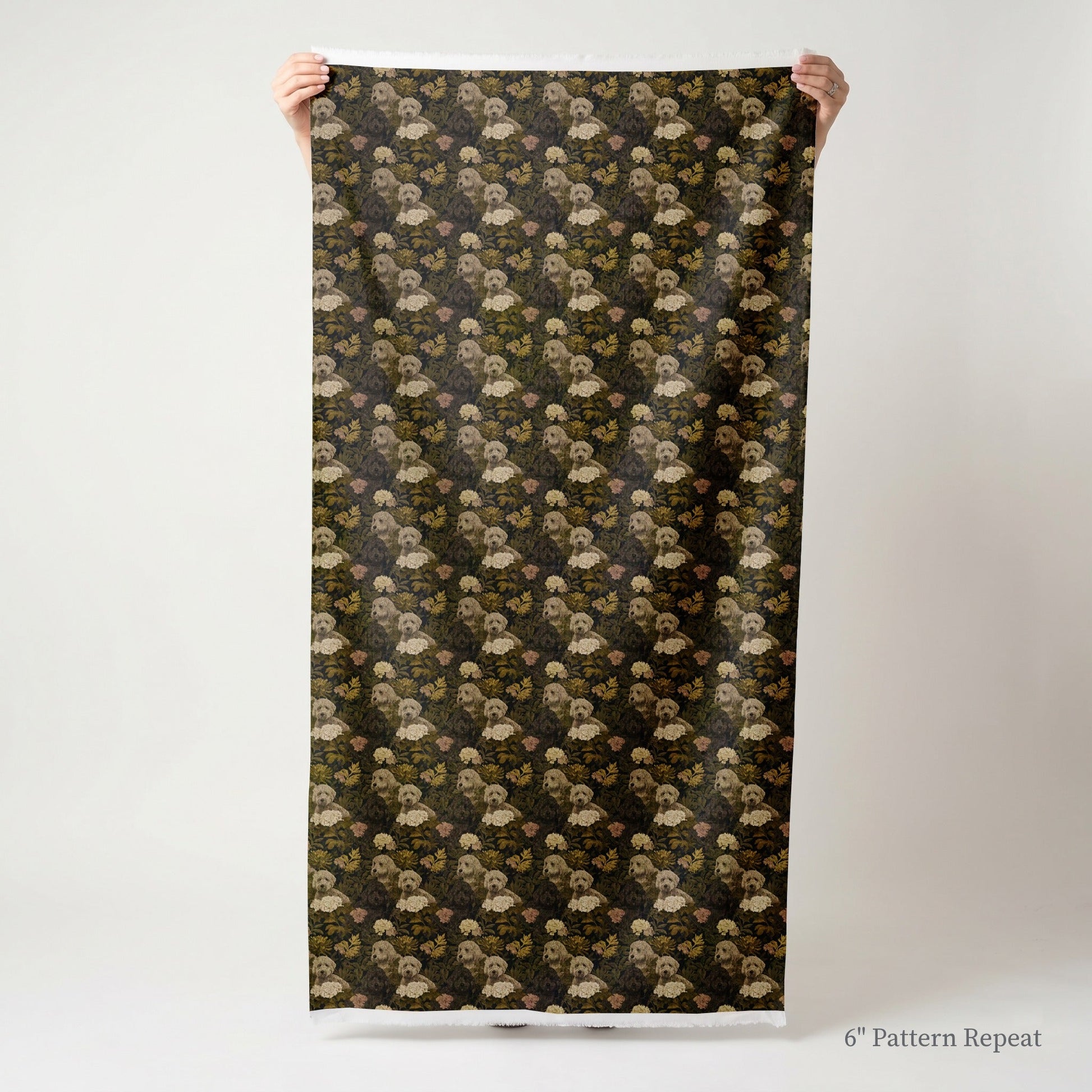The Warm Doodle - Fabric - Linen Rowe