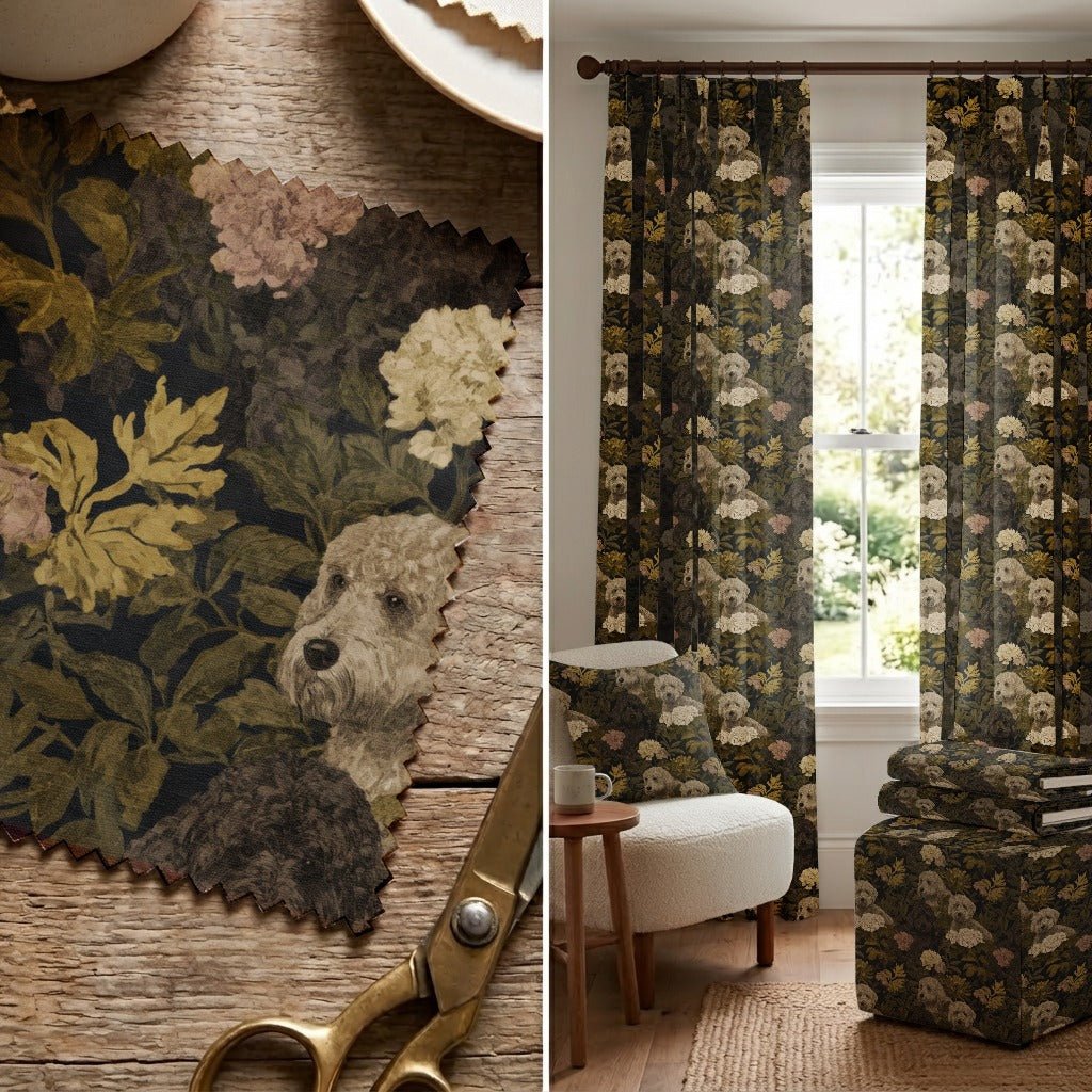 The Warm Doodle - Fabric - Linen Rowe