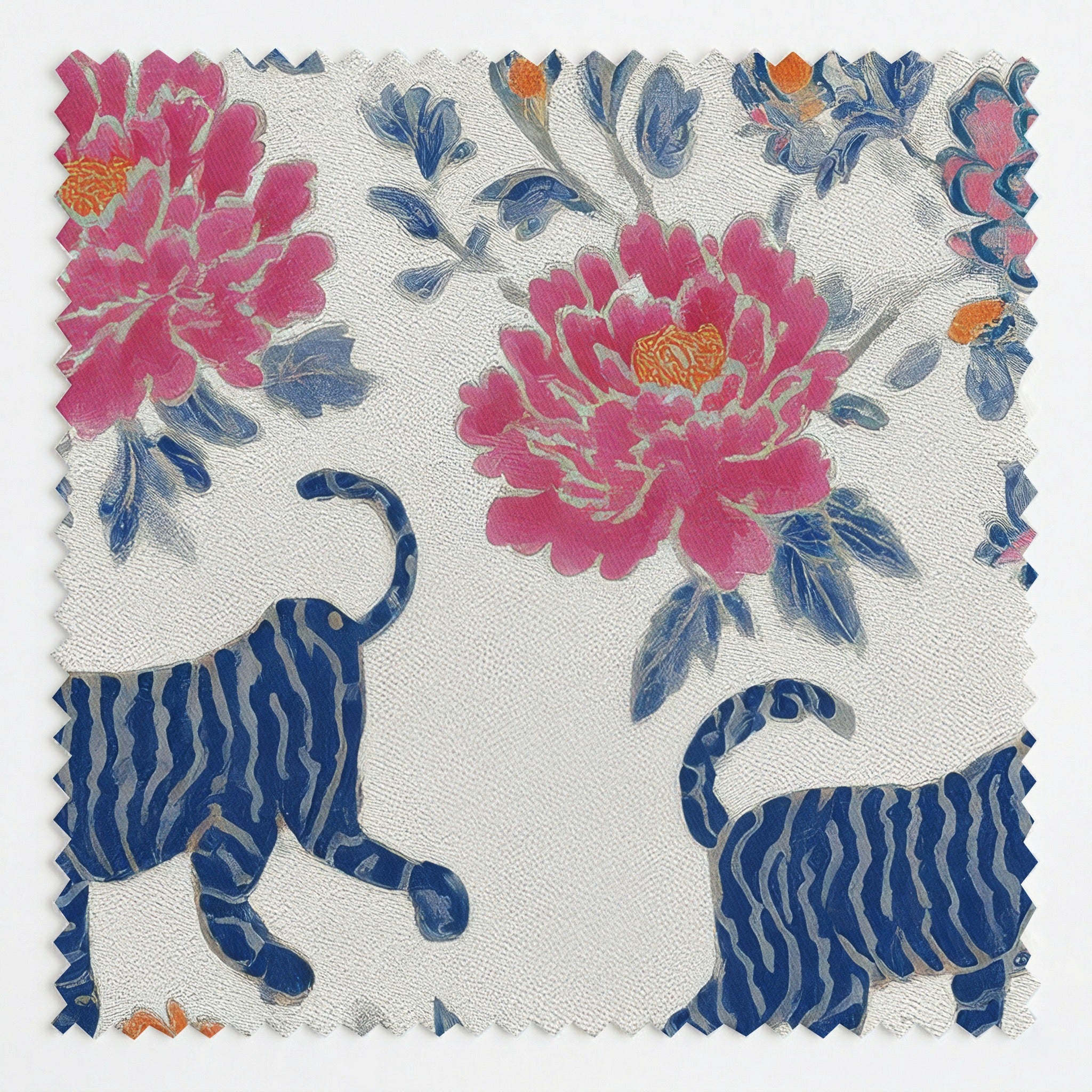 Tiger Queen - Fabric - Linen Rowe