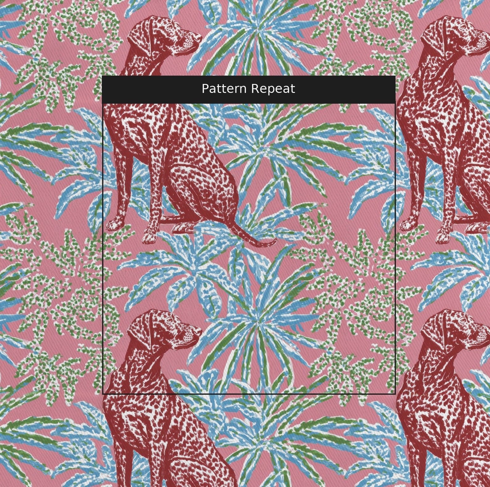 Tiki Tail - Fabric - Linen Rowe