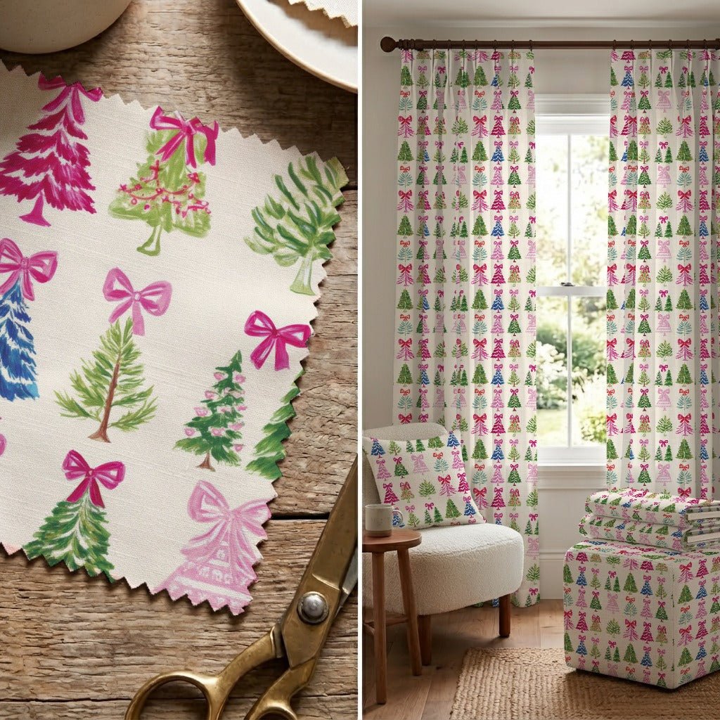 Tinsel Trees - Fabric - Linen Rowe