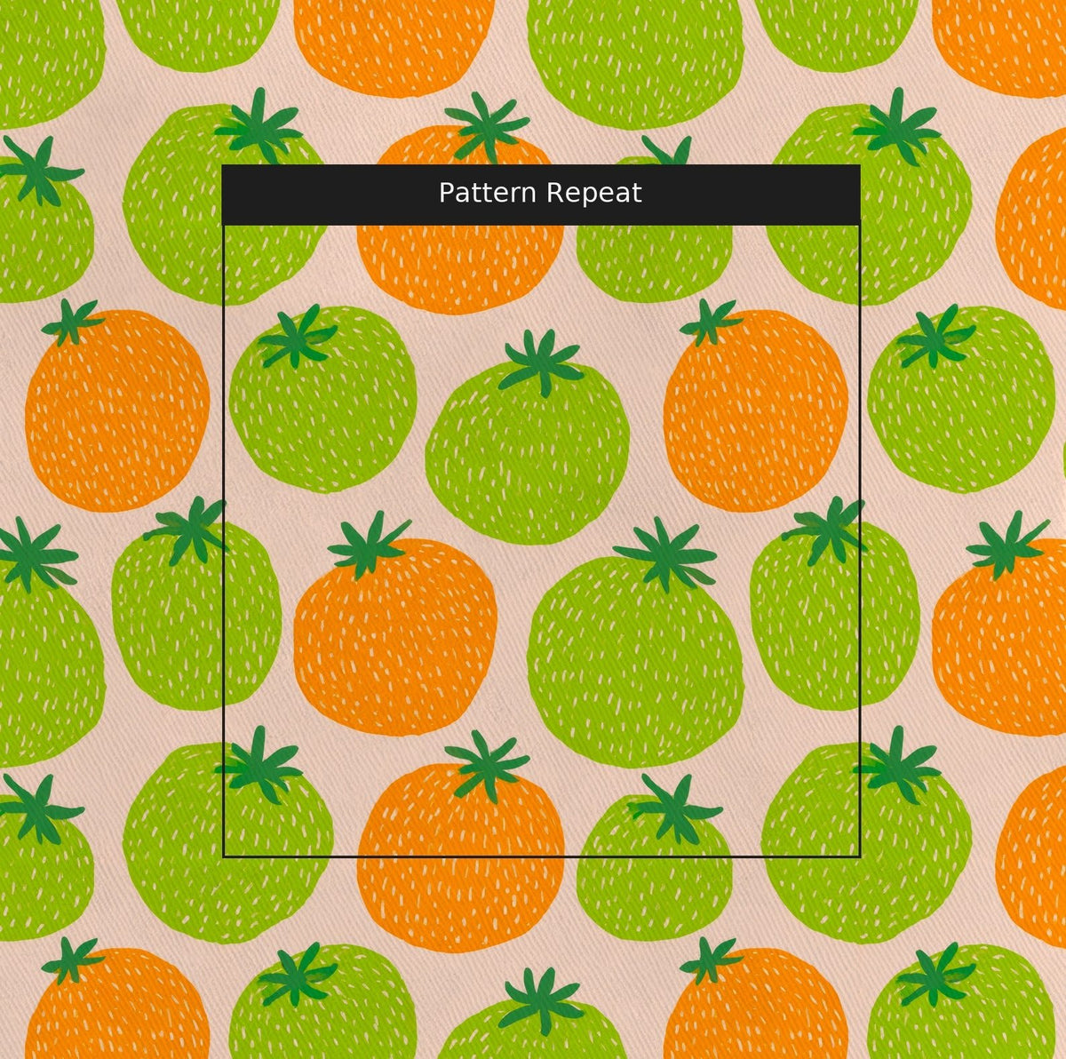 Tomato Garden - Fabric - Linen Rowe
