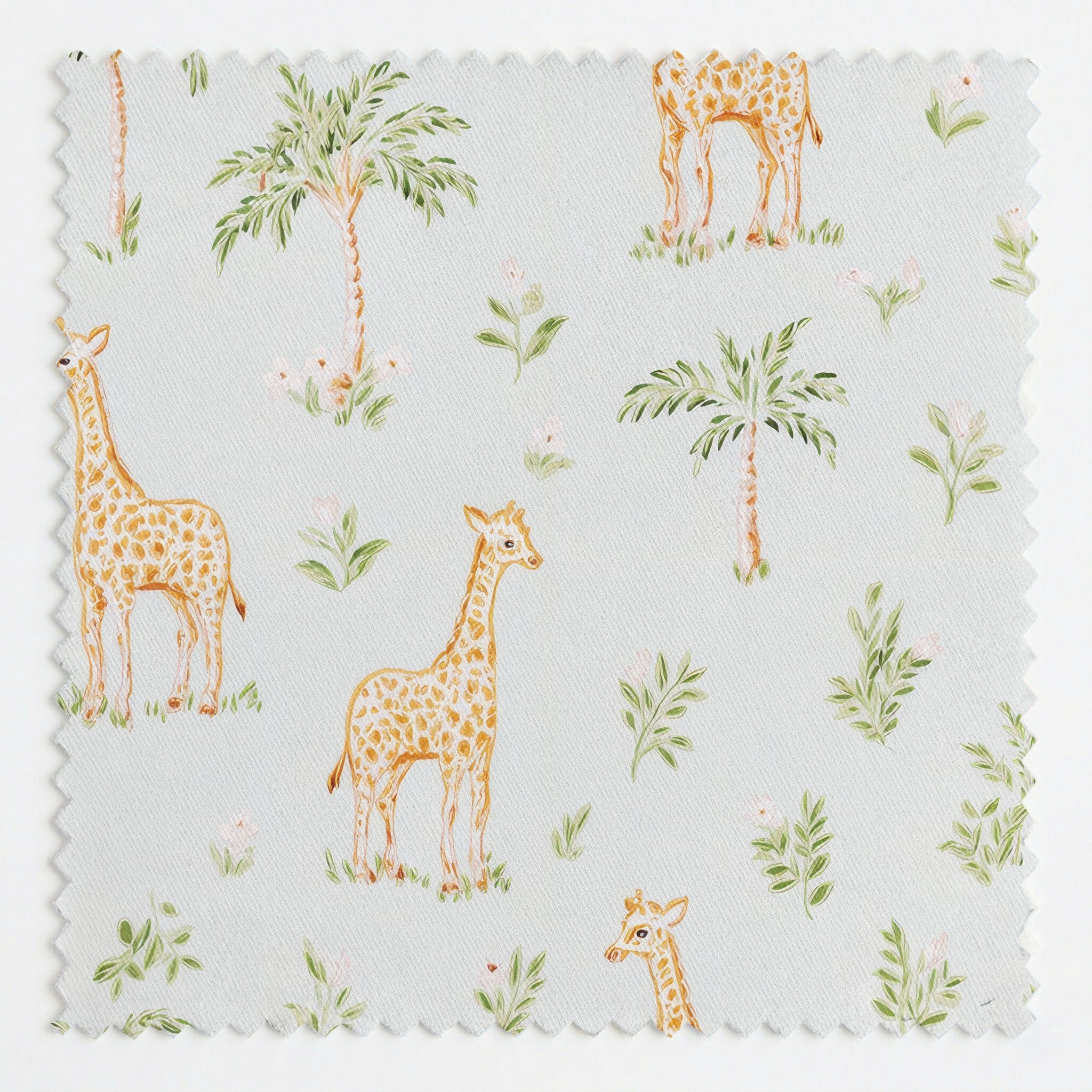 Tropical Giraffe - Fabric - Linen Rowe