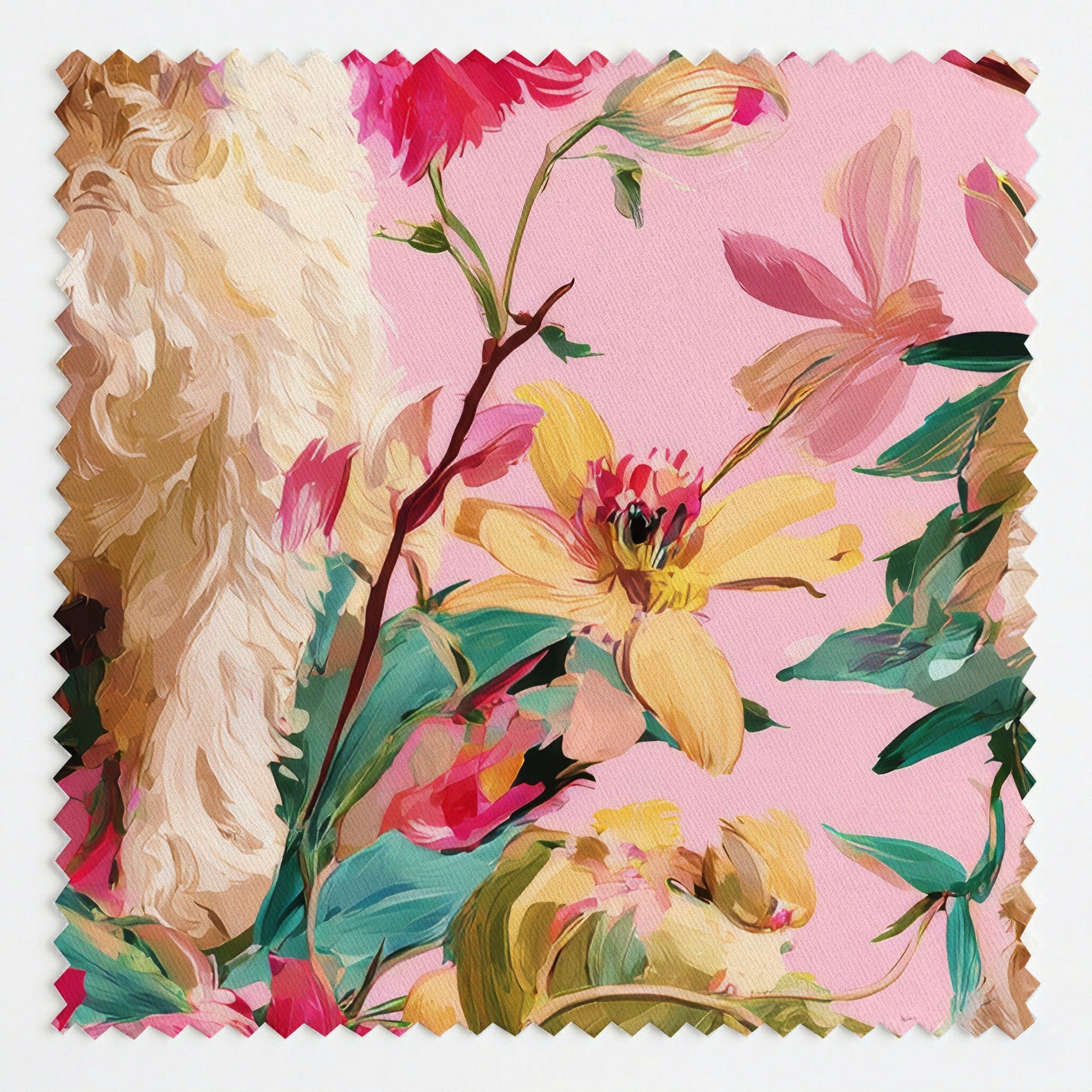 Tropical Goldendoodles - Fabric - Linen Rowe