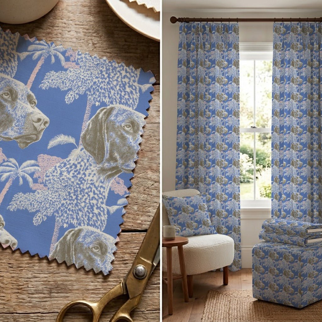 Tropical Pointer - Fabric - Linen Rowe