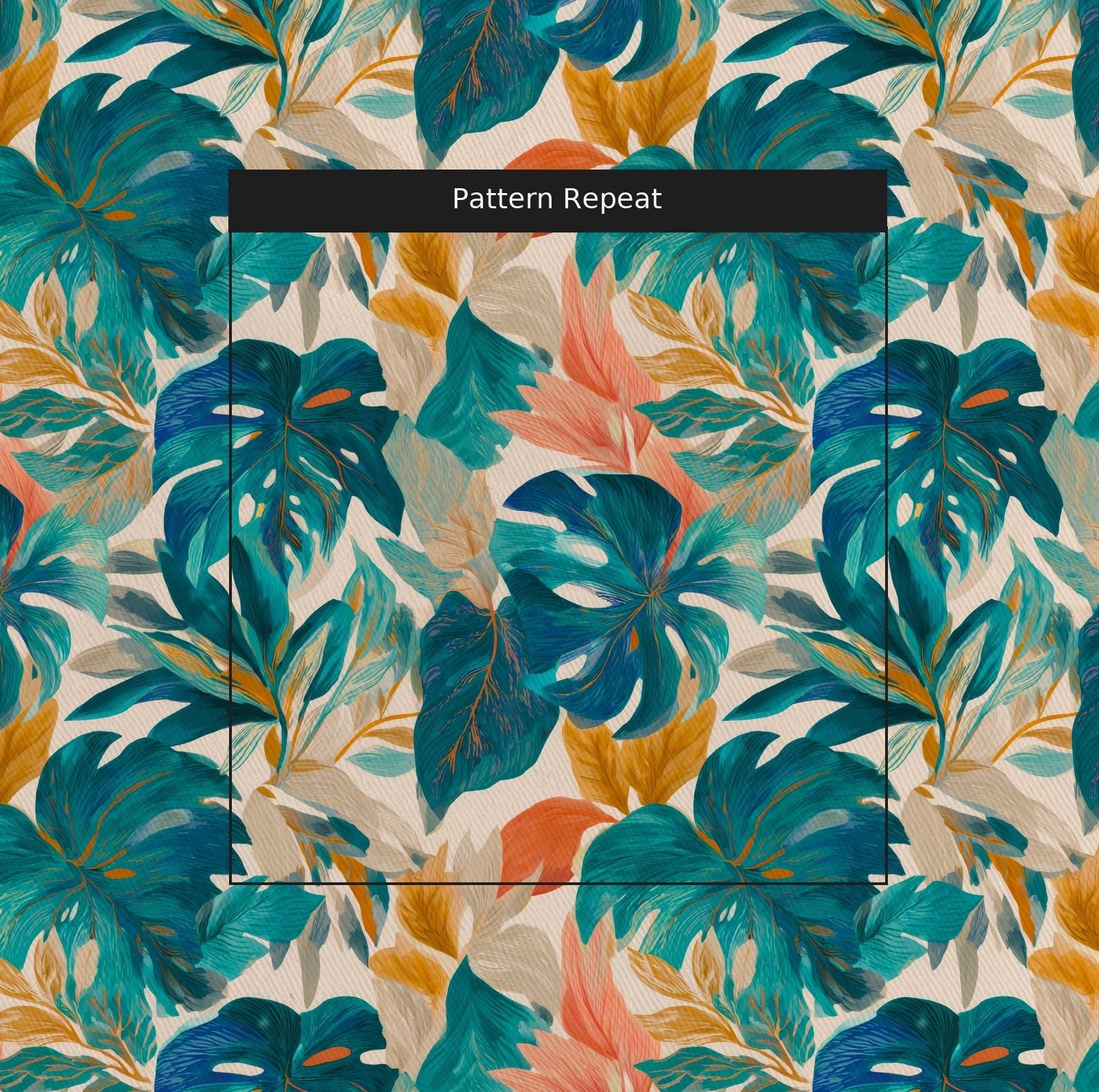 Tropical Rainforest - Fabric - Linen Rowe
